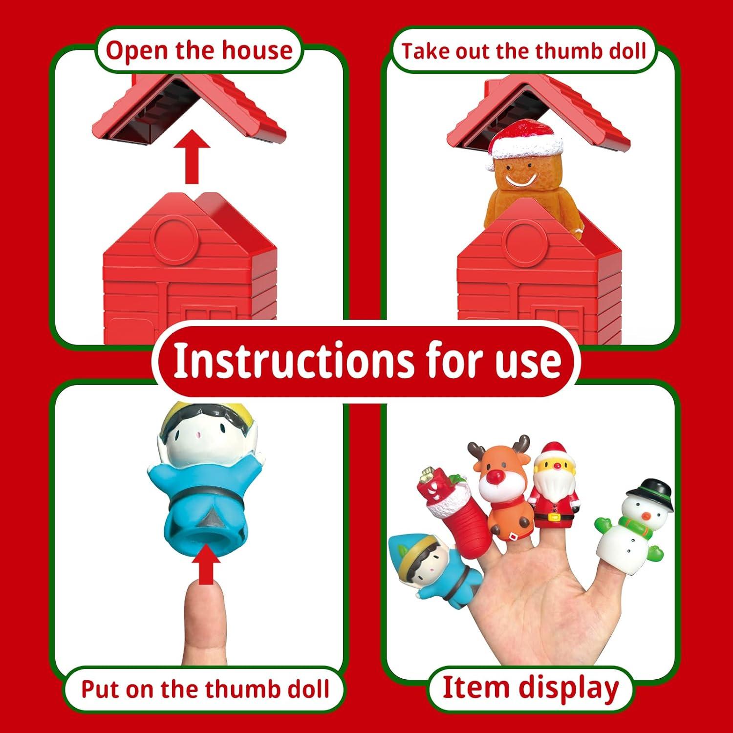 Juguetes Apilables Oeleoyi 20 Piezas Marionetas Dedo Montessori