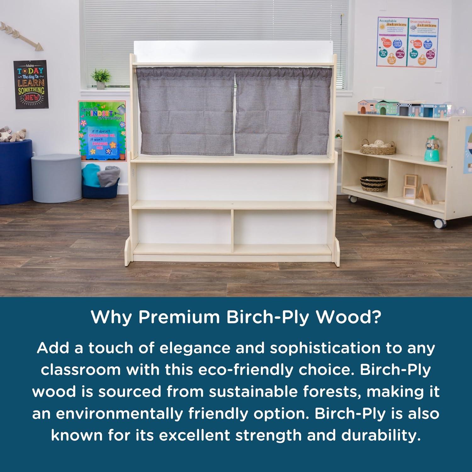 Teatro de Títeres Children's Factory con Pizarra Blanca 124.88 cm