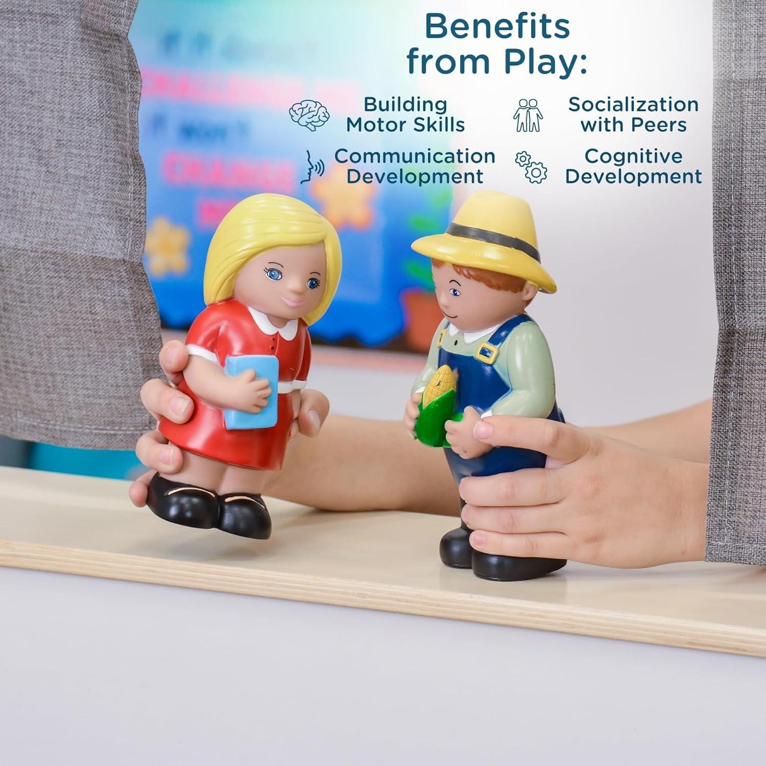 Teatro de Títeres Children's Factory con Pizarra Blanca 124.88 cm