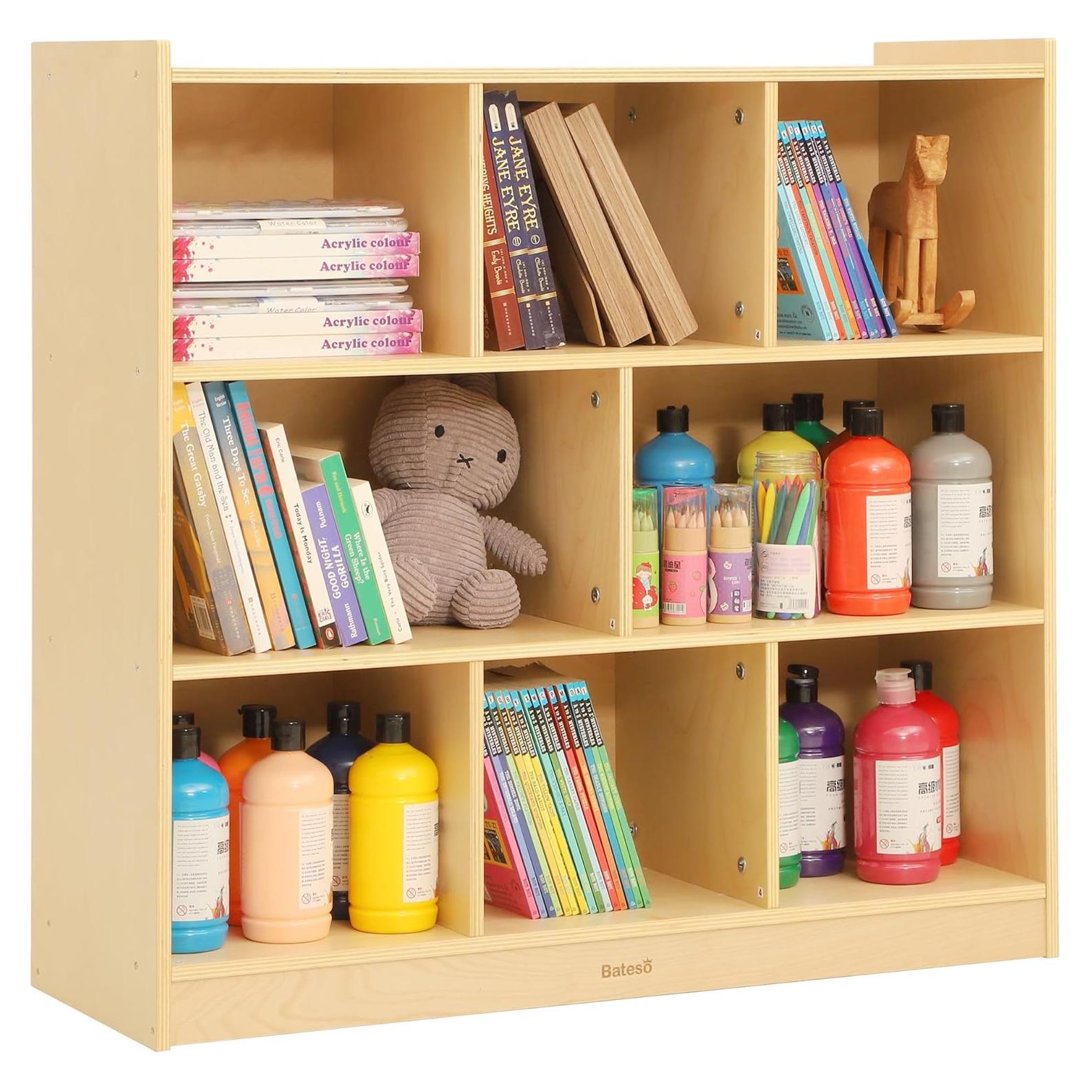 Estantería de Almacenamiento para Niños Bateso 8 Secciones