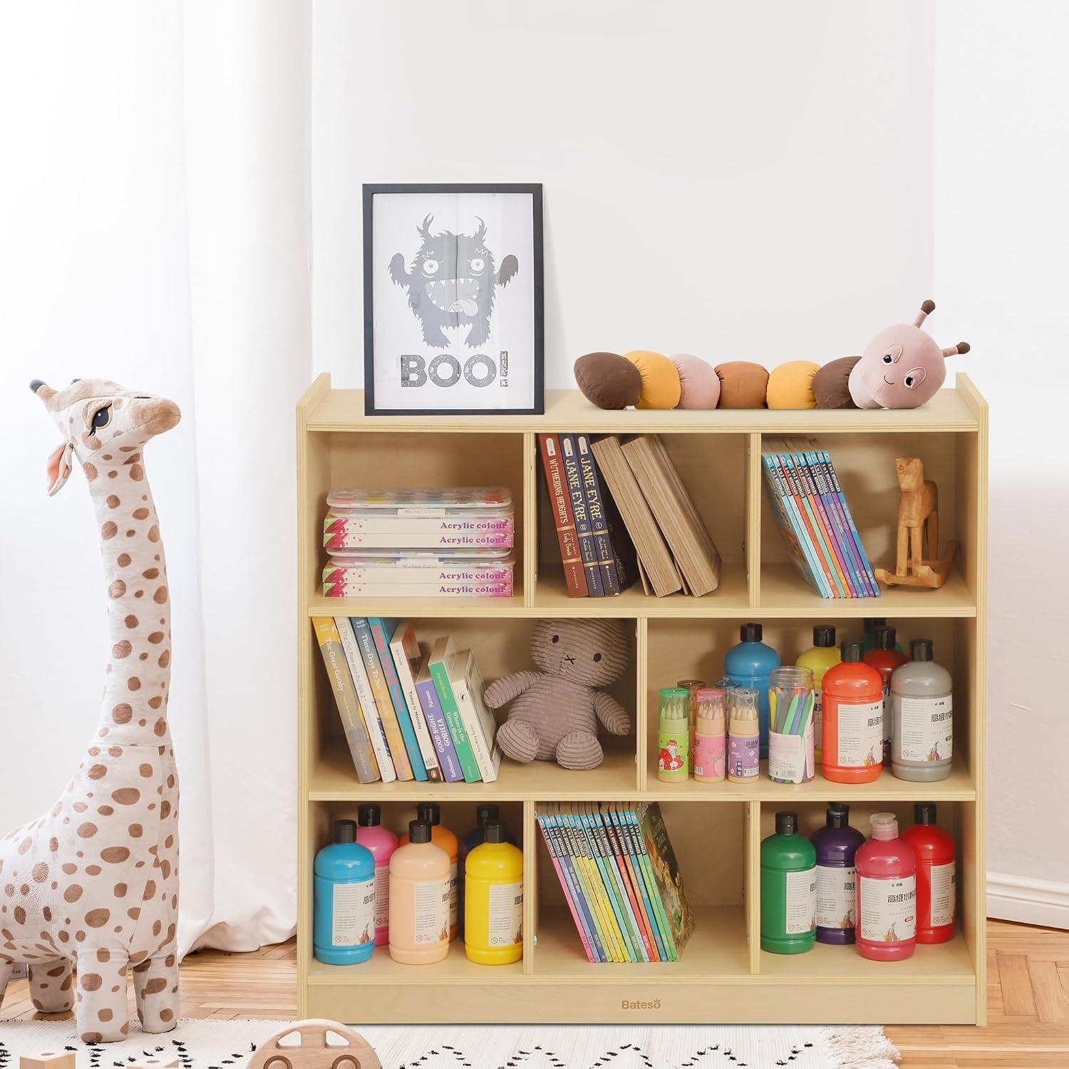 Estantería de Almacenamiento para Niños Bateso 8 Secciones