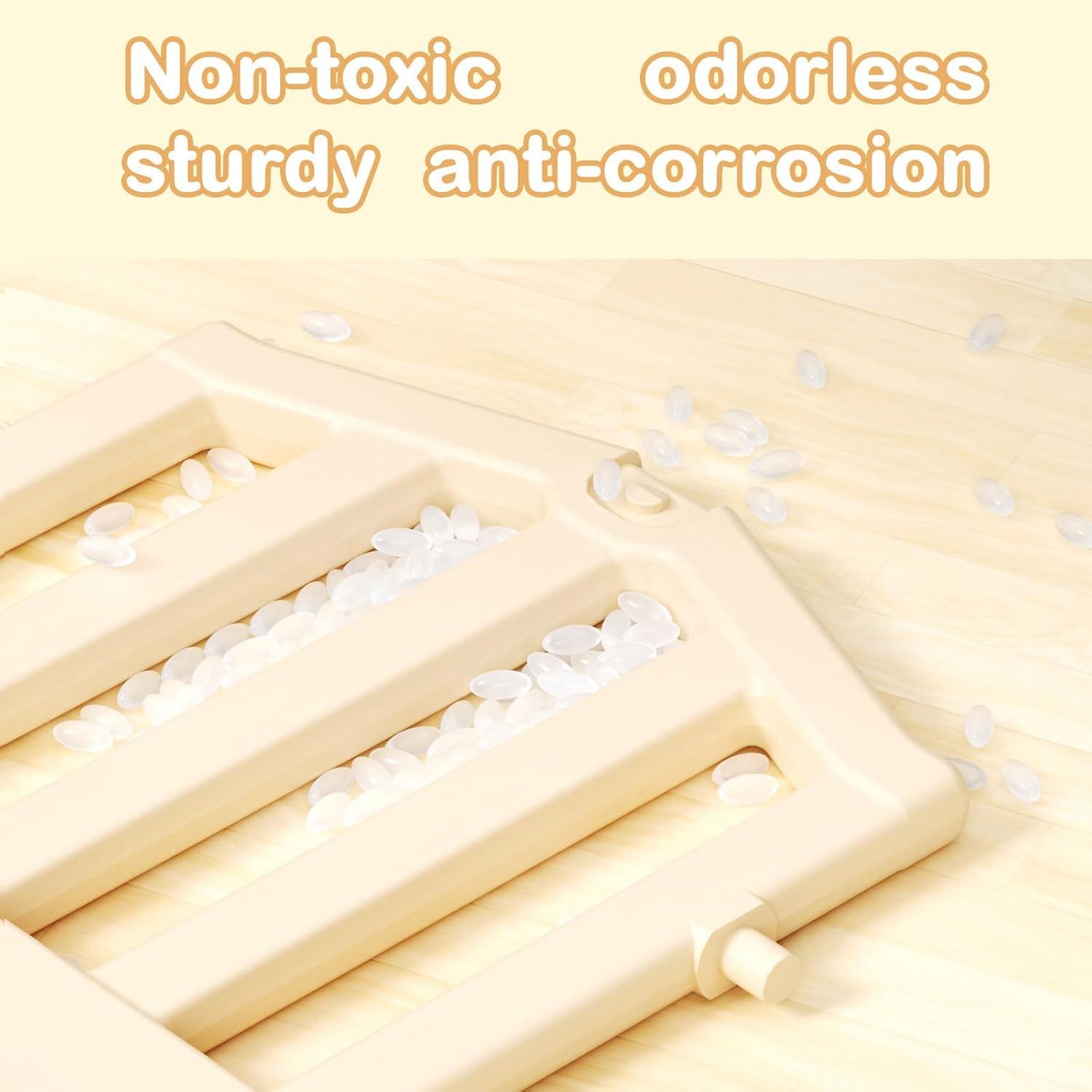 Tobogán 5 en 1 YUFU para Niños Pequeños Beige/Café