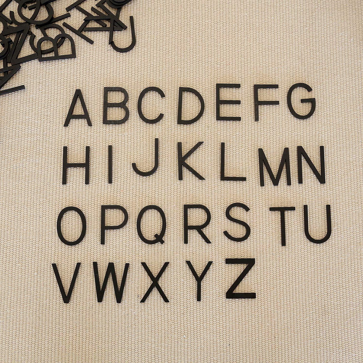 Alfabeto Móvil Montessori Outlet - Mayúsculas en Negro