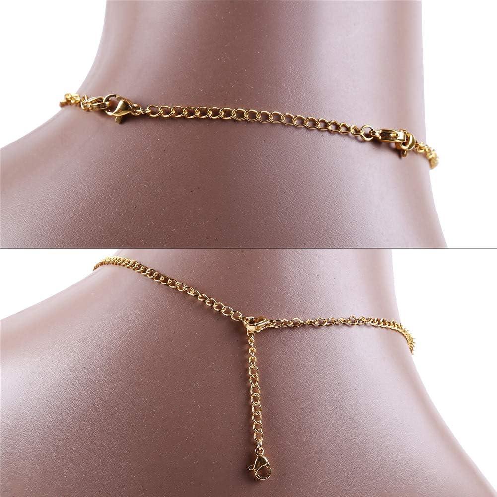 Extensores de Collar CCINEE 16 Piezas Acero Inoxidable Oro Plata