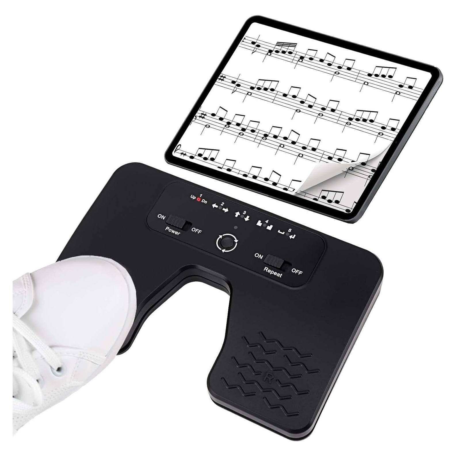 Pedal Inalámbrico Doble Turner de Página Yueyinpu Clásico