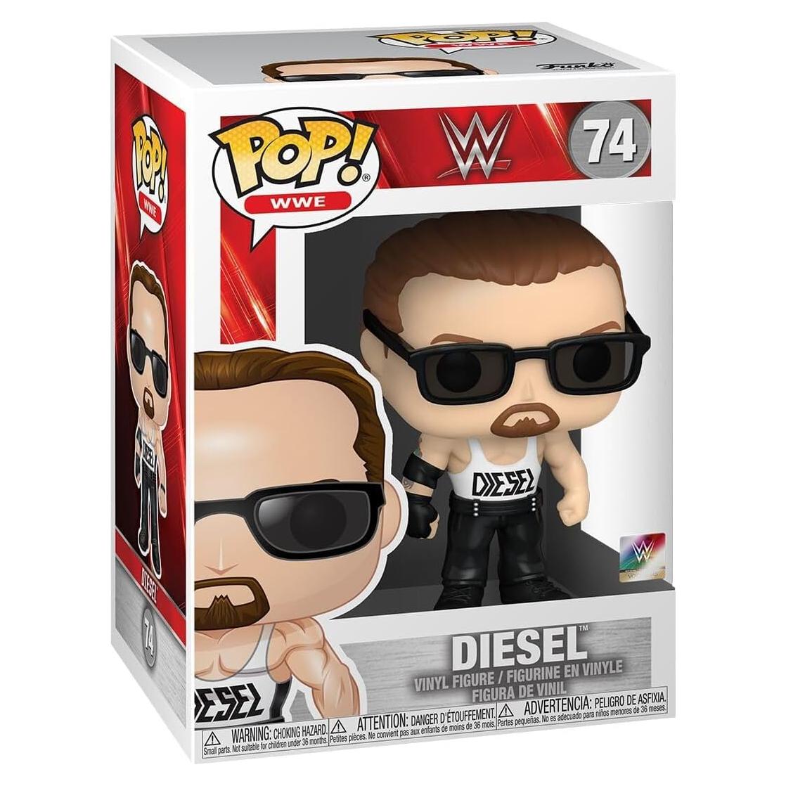 Funko POP! WWE Diesel Coleccionable 9.5 cm Multicolor
