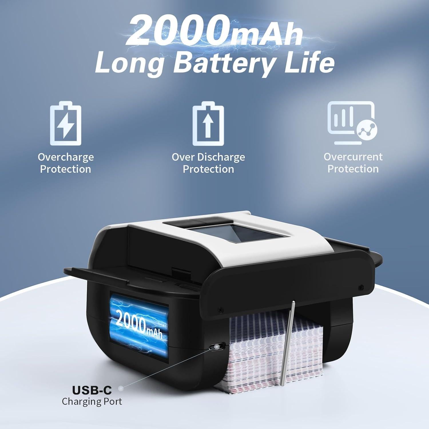 Barajador de Cartas Automático YOOUT 1-2 Barajas Recargable 2000mAh