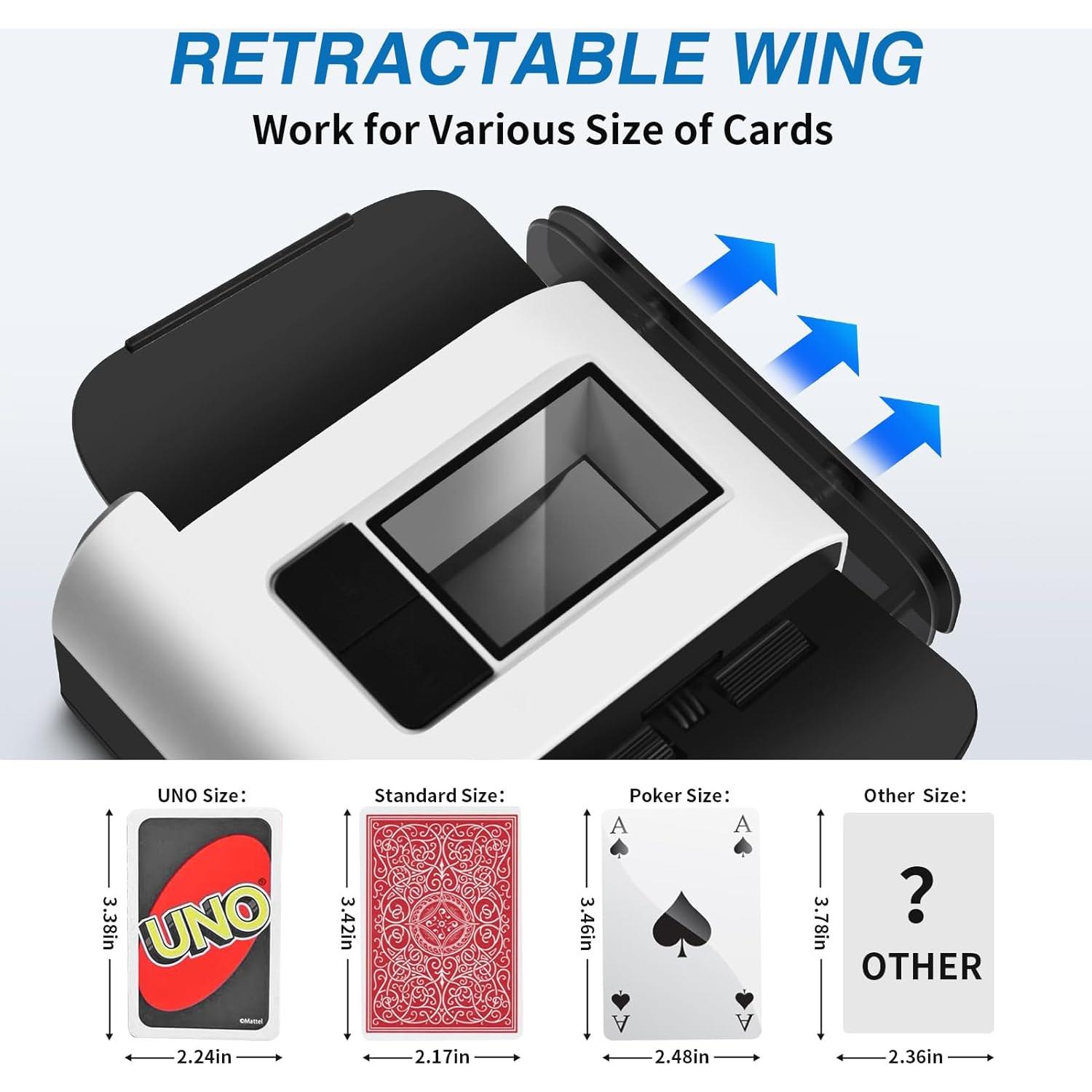 Barajador de Cartas Automático YOOUT 1-2 Barajas Recargable 2000mAh