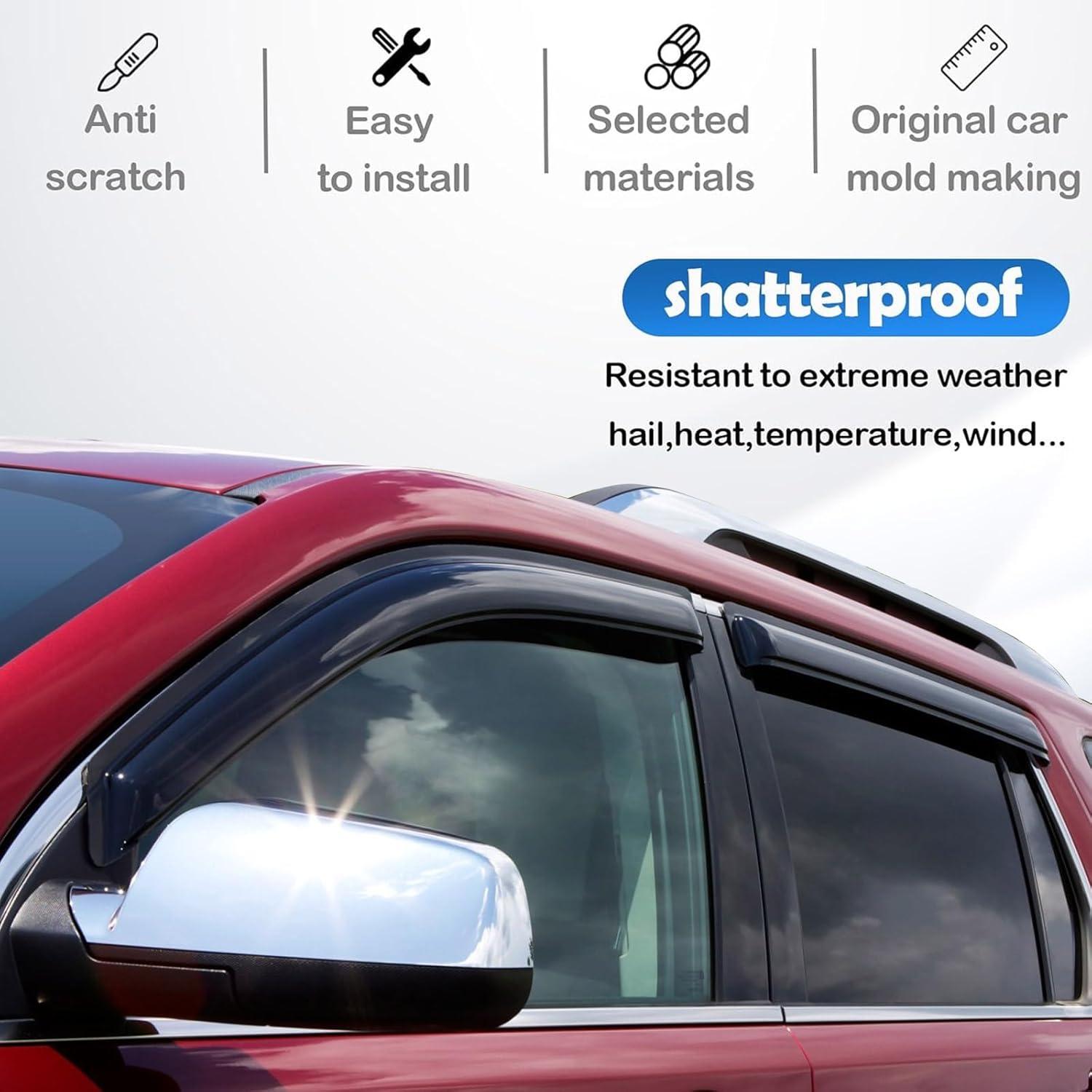 Defensores de Lluvia AWVRG para Ford Explorer 2002-2010 y Mercury Mountaineer 2002-2010