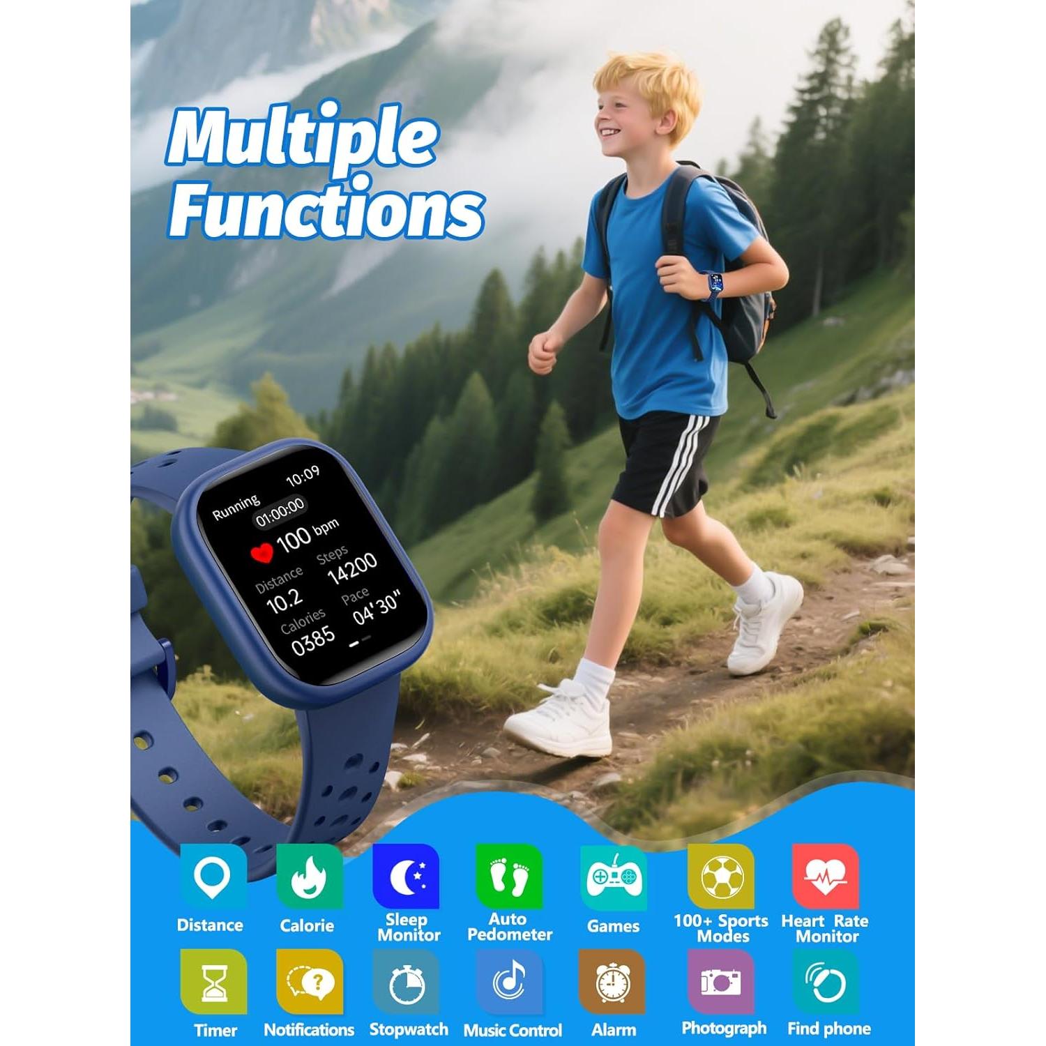 Reloj Inteligente para Niños Teslahero 1.85" Pantalla HD