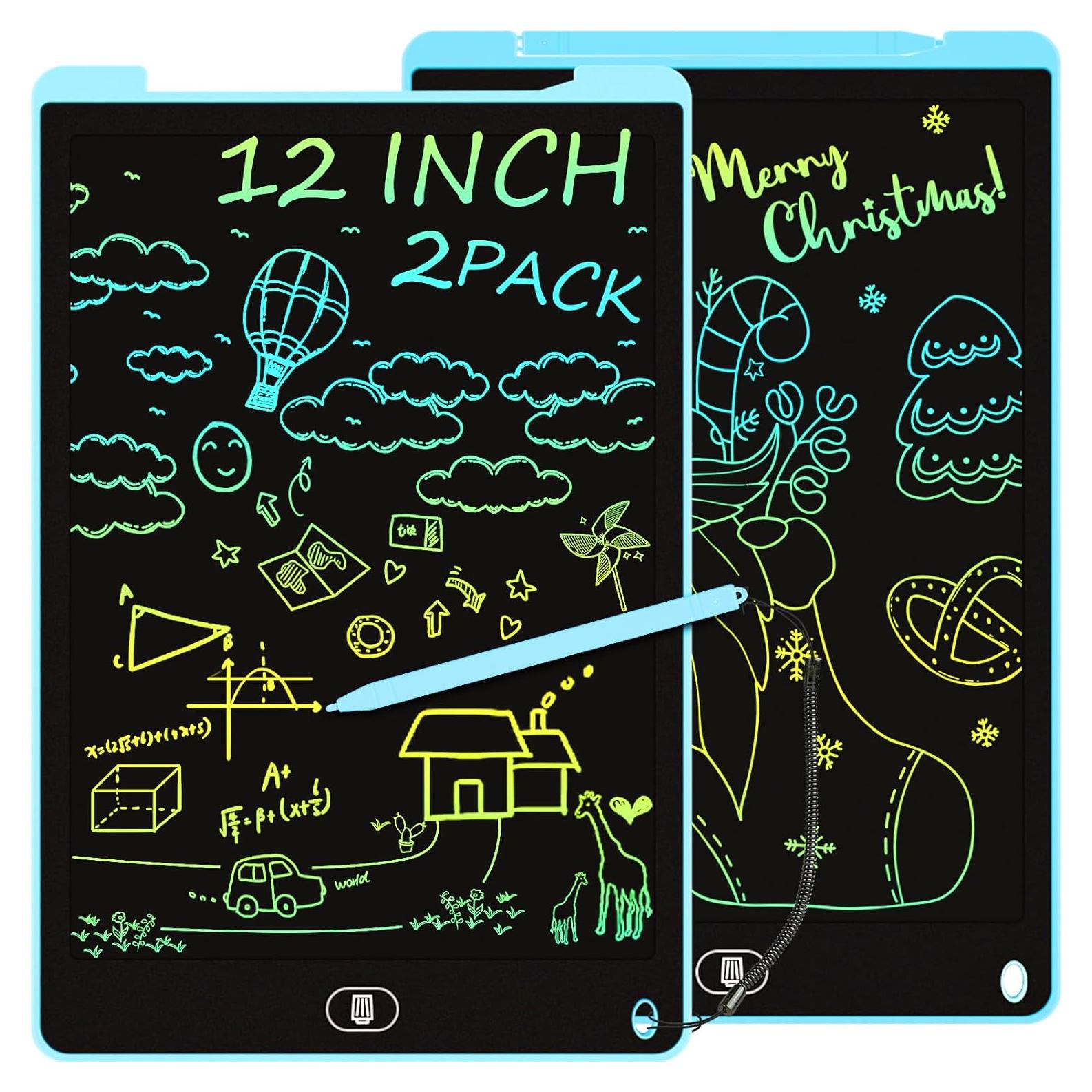 Paquete de 2 Tablets de Escritura LCD 12" Electight - Azul