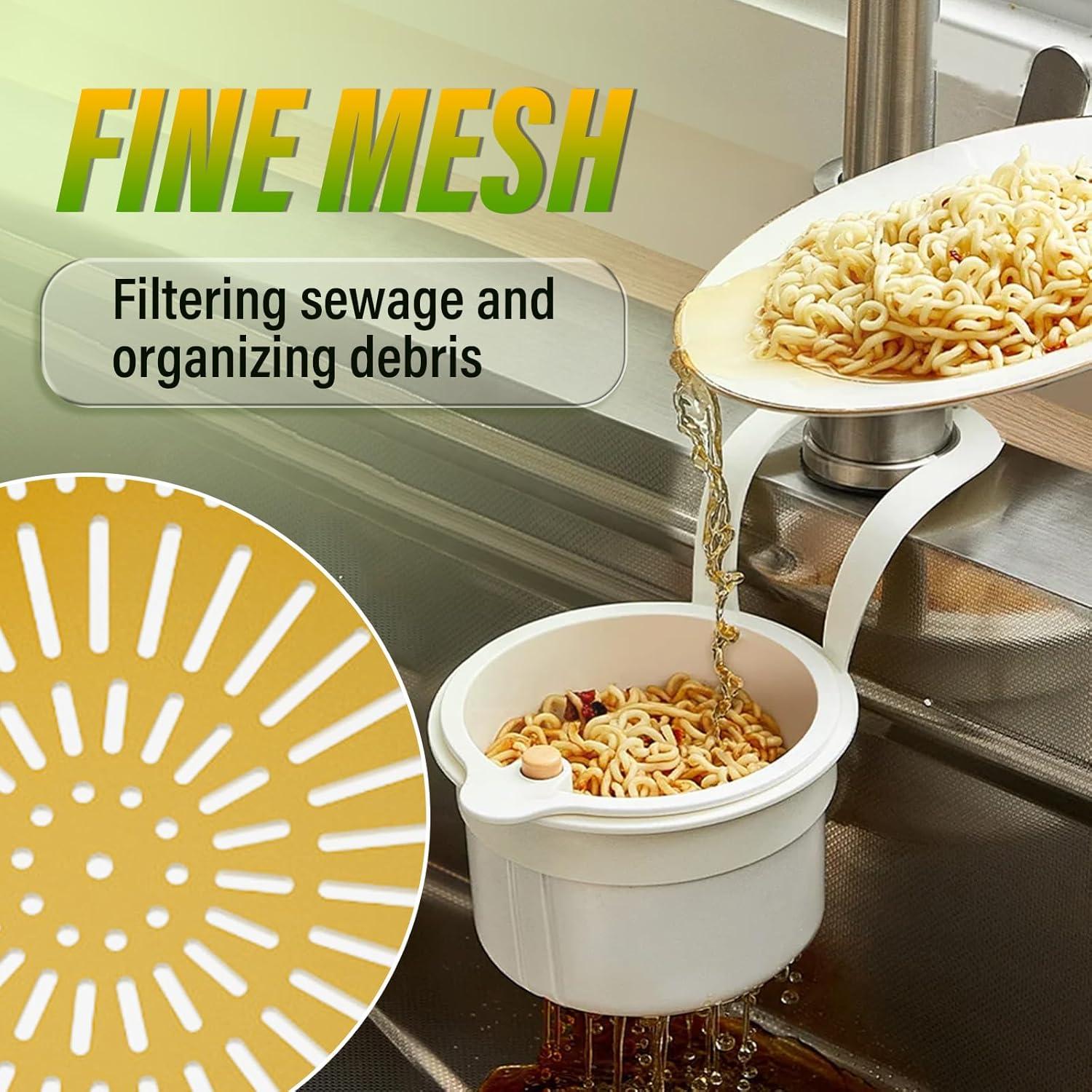 Canasta de Drenaje de Cocina CLORISLAND Verde Autolimpiante