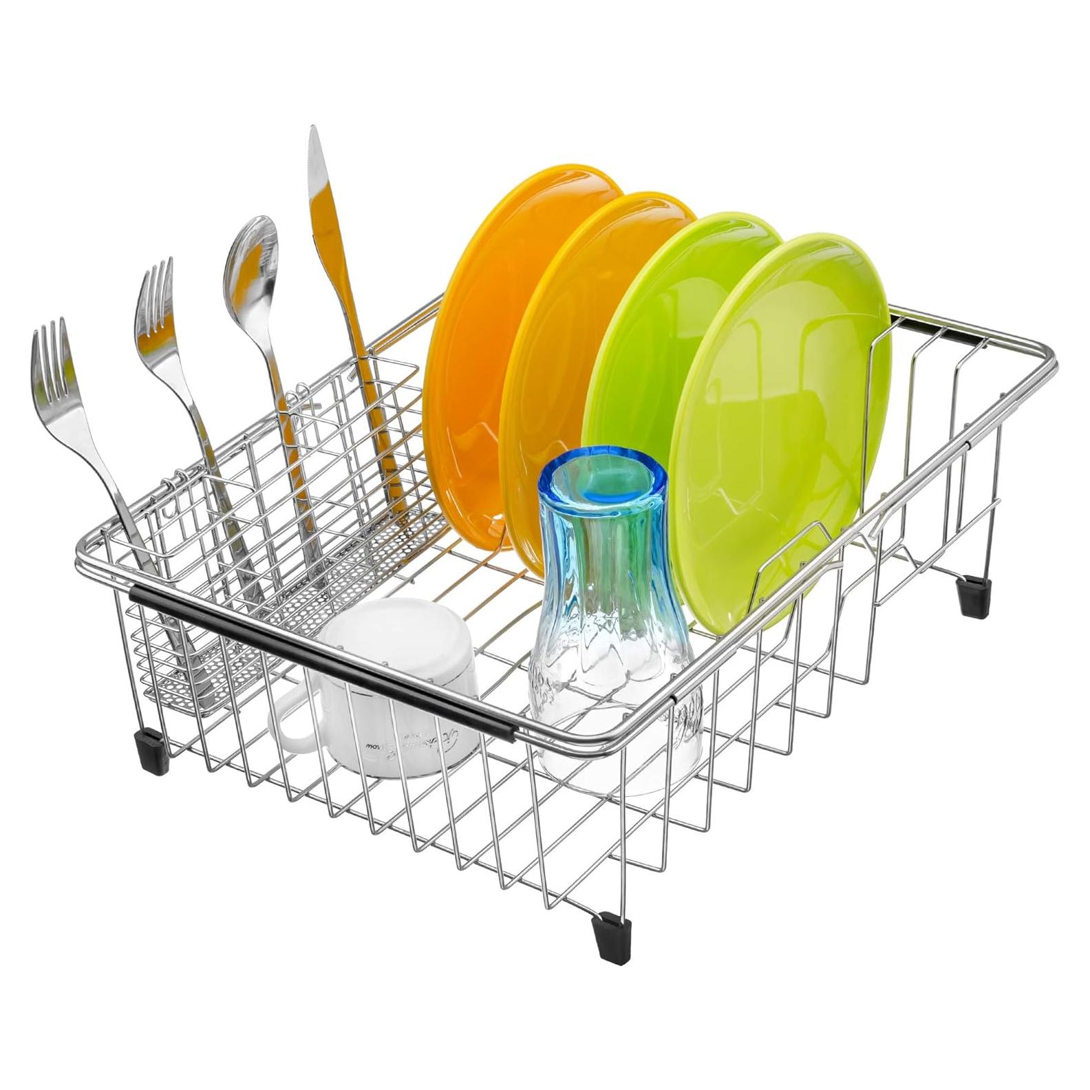 Estante Secar Platos iPEGTOP Acero Inoxidable Expandible 40-56cm