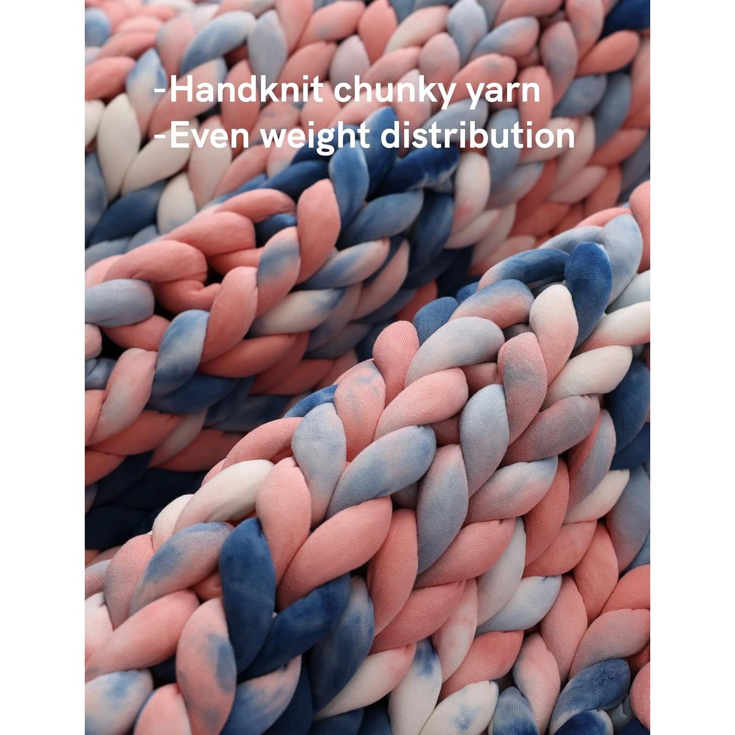 Manta con Peso YnM 101.6x127 cm Cielo Rosa Tie-Dye 3.18 kg