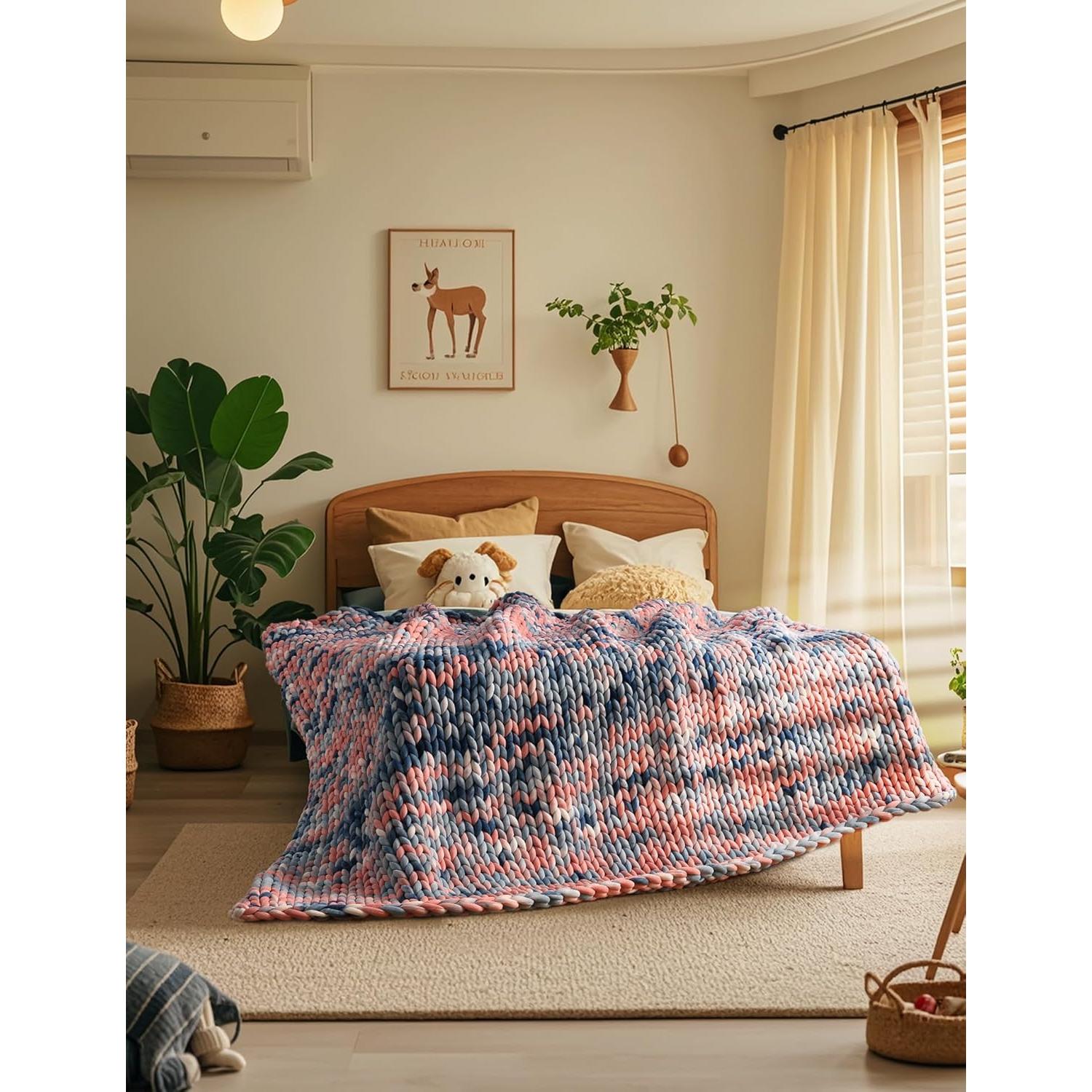 Manta con Peso YnM 101.6x127 cm Cielo Rosa Tie-Dye 3.18 kg