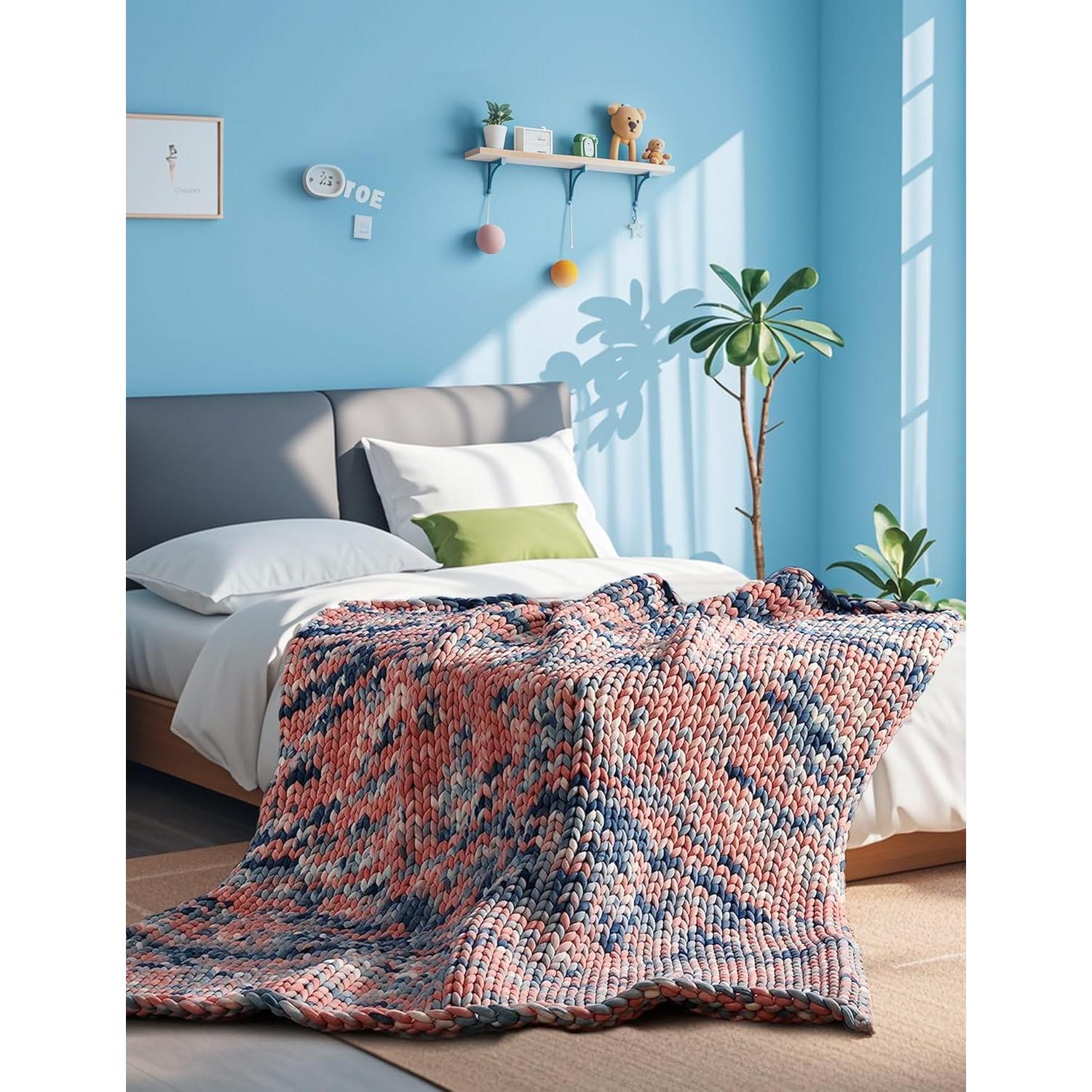 Manta con Peso YnM 101.6x127 cm Cielo Rosa Tie-Dye 3.18 kg