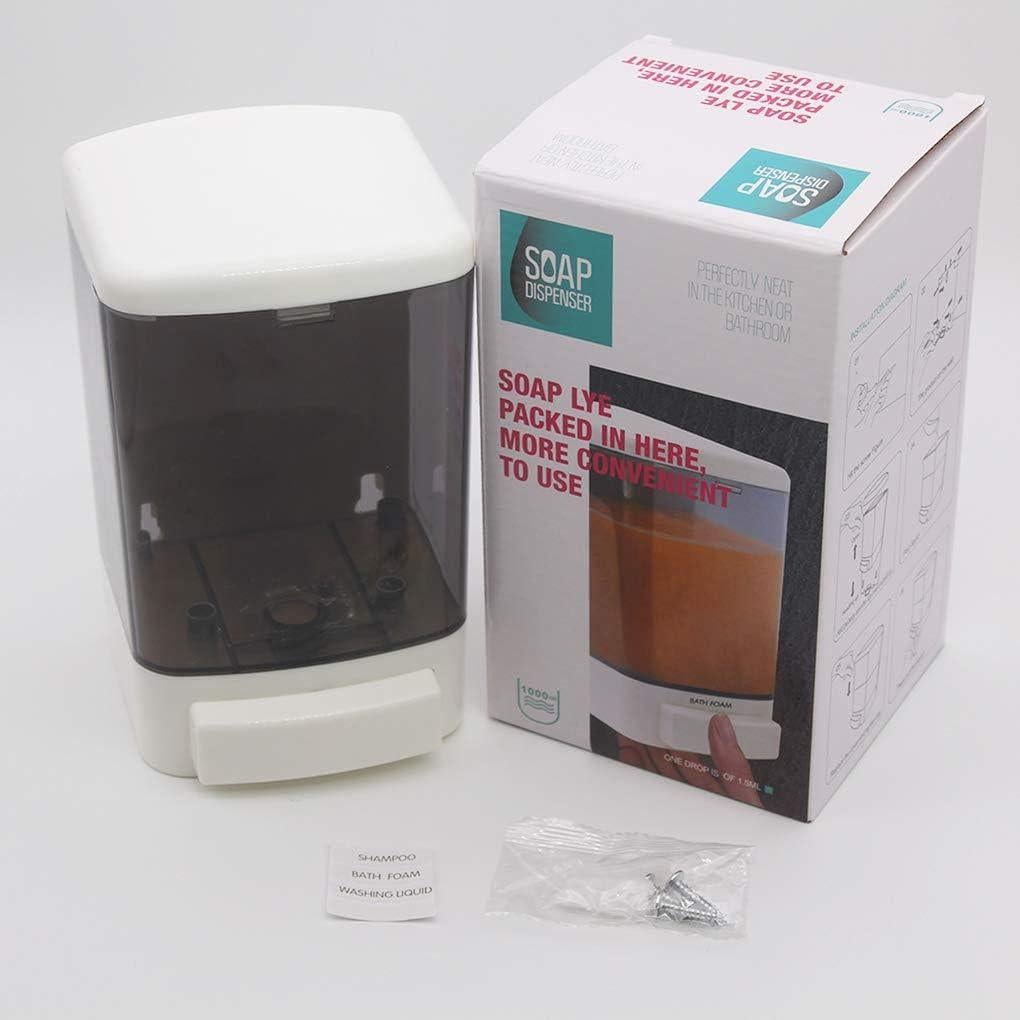 Dispensador de Jabón Manual Evhome 1000ml Montado en Pared