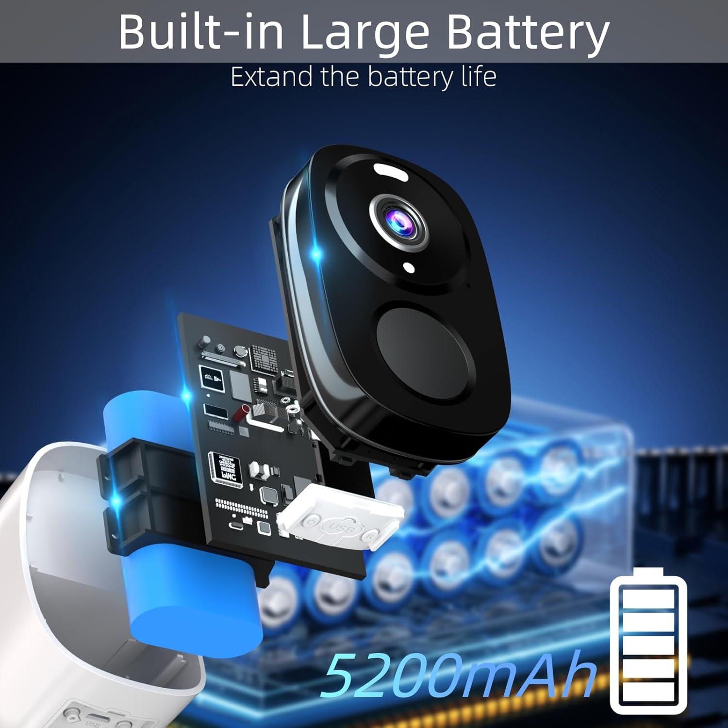 Cámara de Seguridad Inalámbrica RICHCHO 2K WiFi IP65