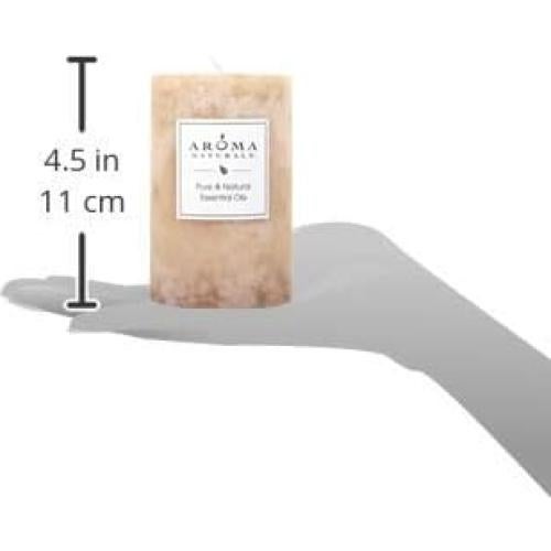 Vela Pilar Aromática Aroma Naturals Jengibre y Clavo 6.35x10.16 cm