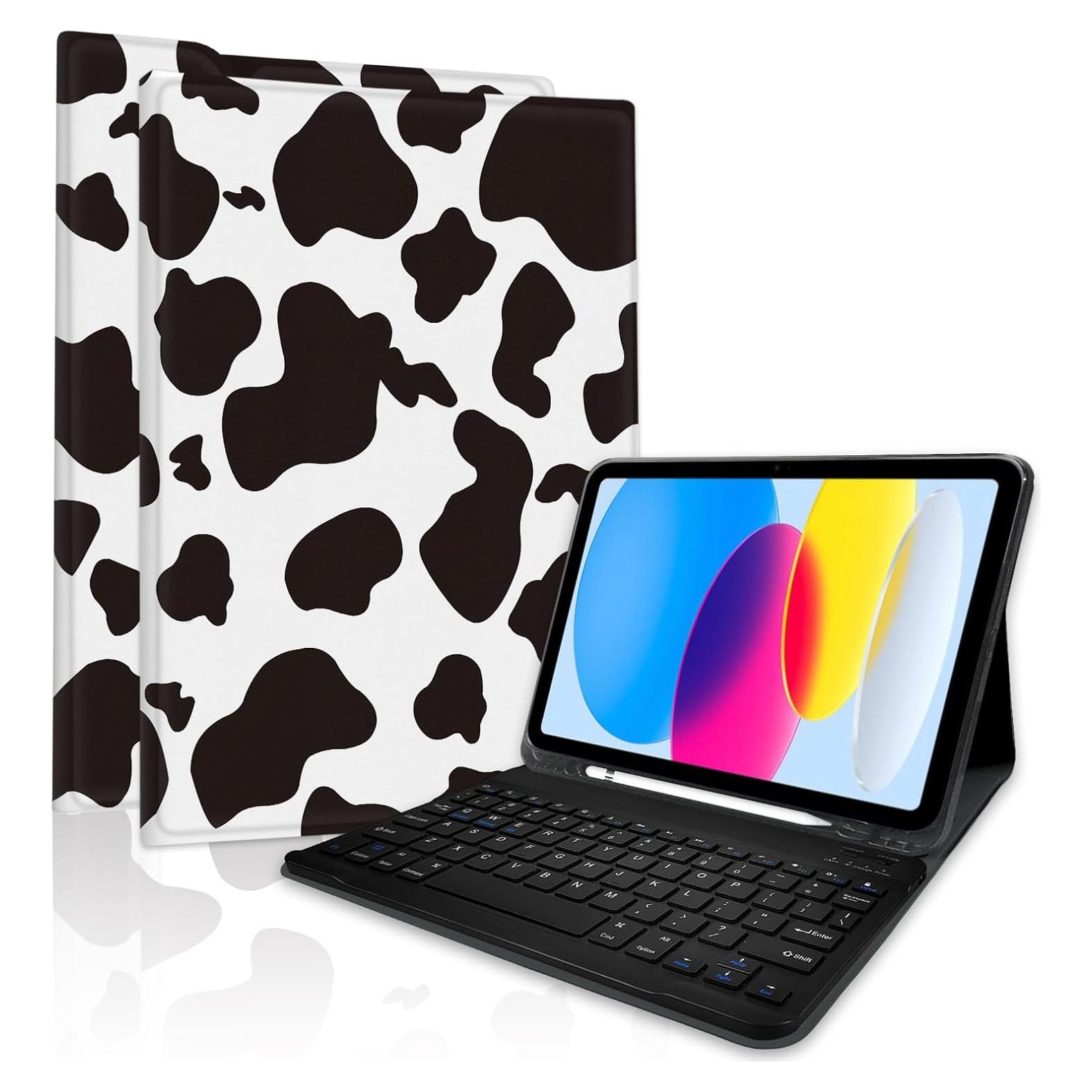 Funda con Teclado TopPerfekt para iPad Air 11" M2/M3 2024/2025 - Negro