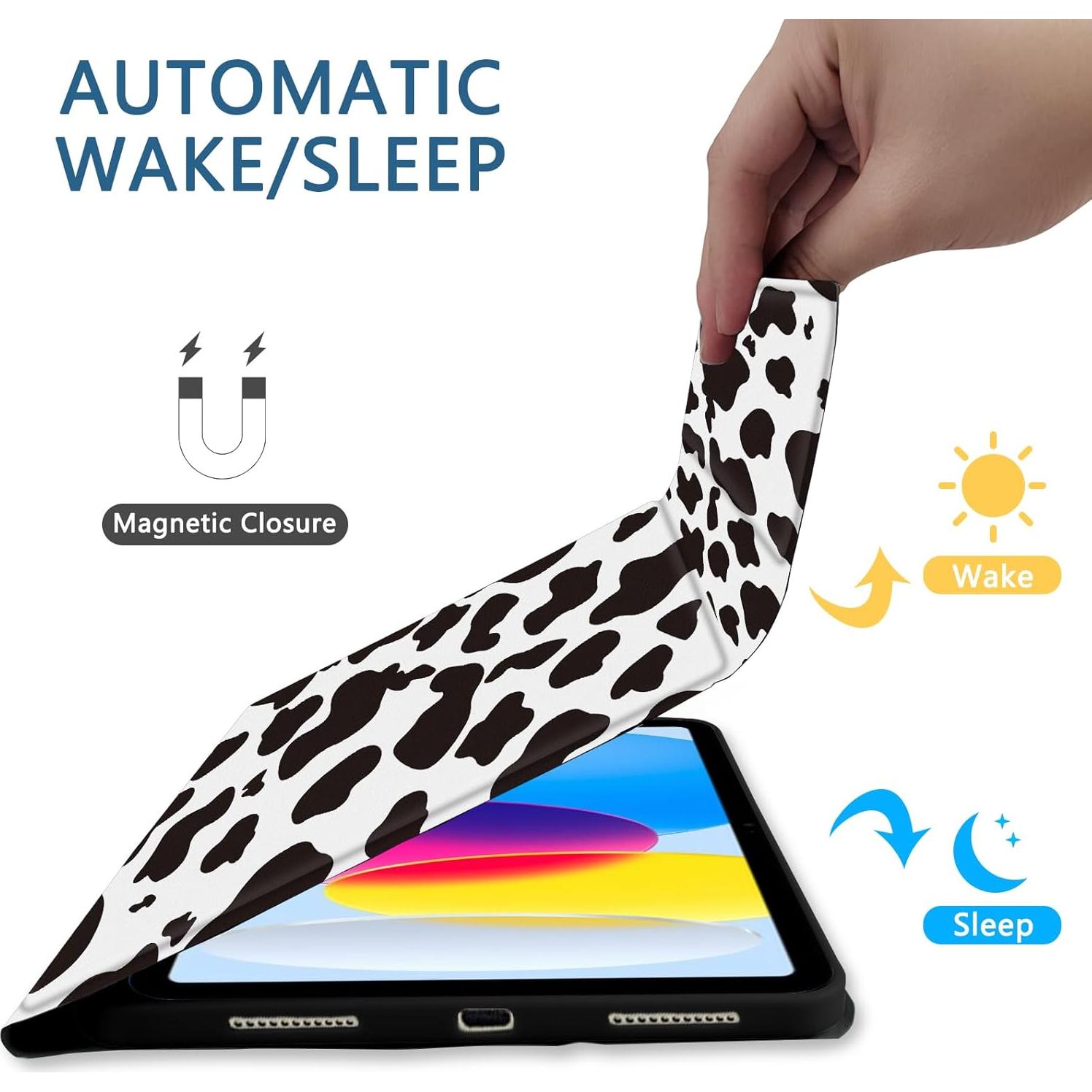 Funda con Teclado TopPerfekt para iPad Air 11" M2/M3 2024/2025 - Negro