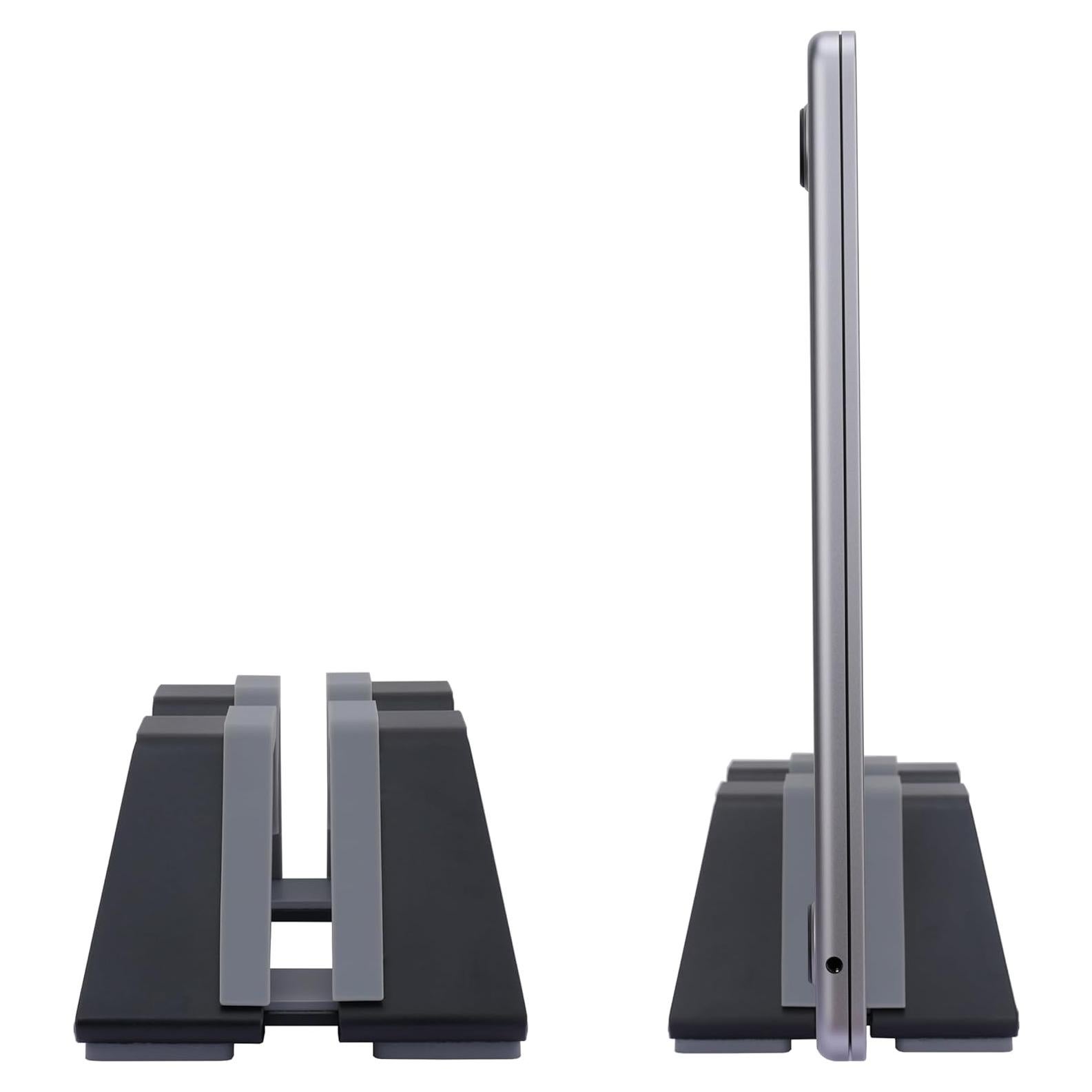 Soporte Vertical Ajustable para Laptop Psitek Mshap - Aluminio, Antideslizante, 18x11x7cm