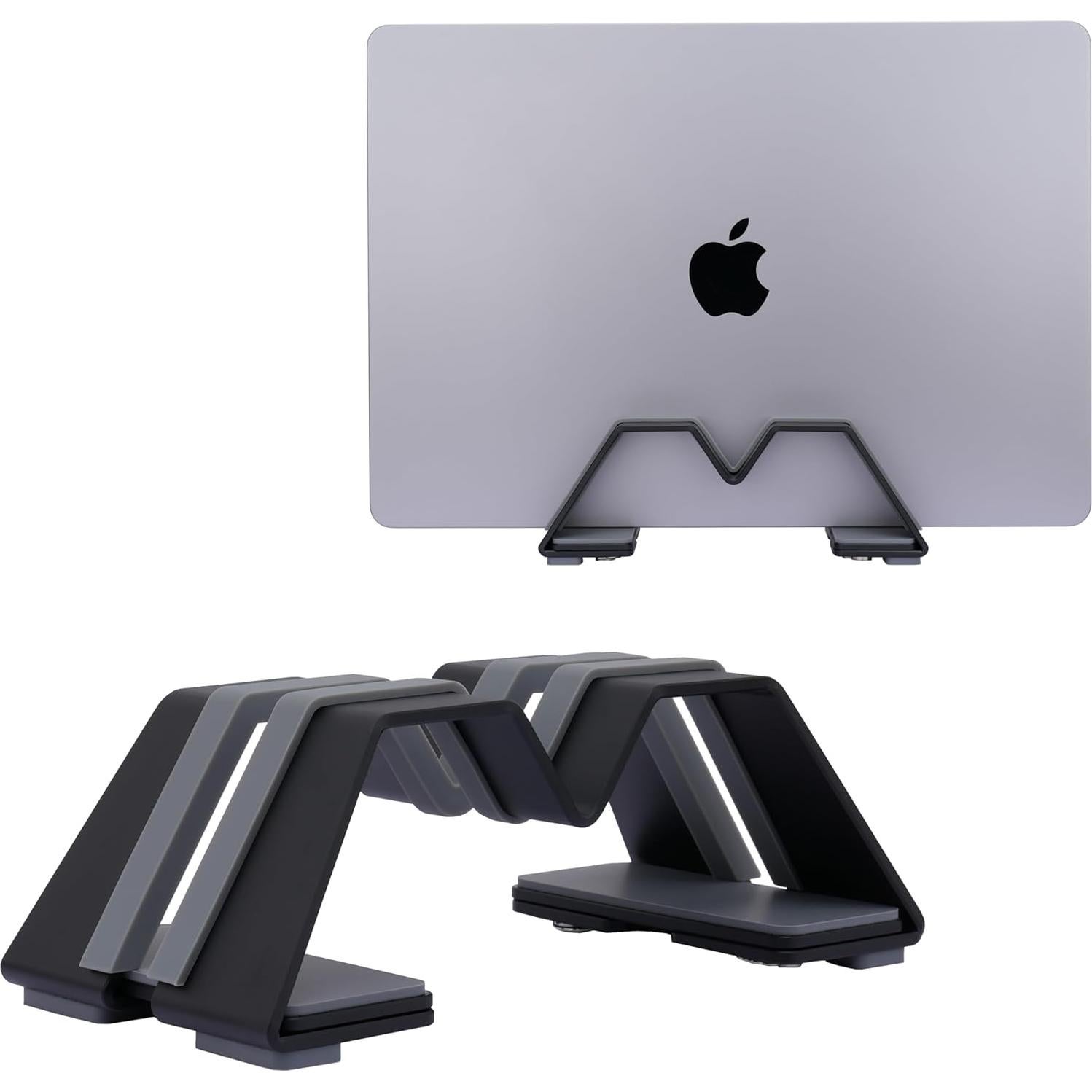 Soporte Vertical Ajustable para Laptop Psitek Mshap - Aluminio, Antideslizante, 18x11x7cm