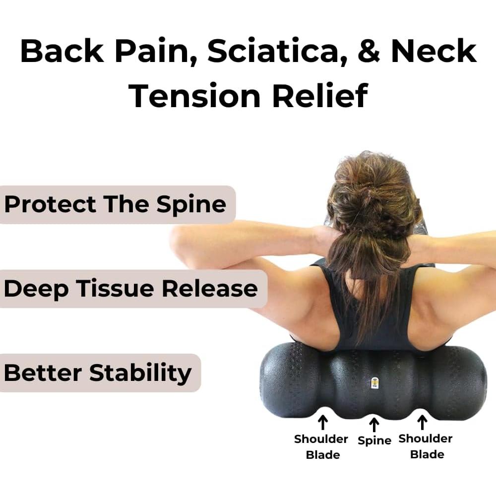 Rodillo de Espuma Rollga PRO - Alivio Dolor Espalda y Masaje