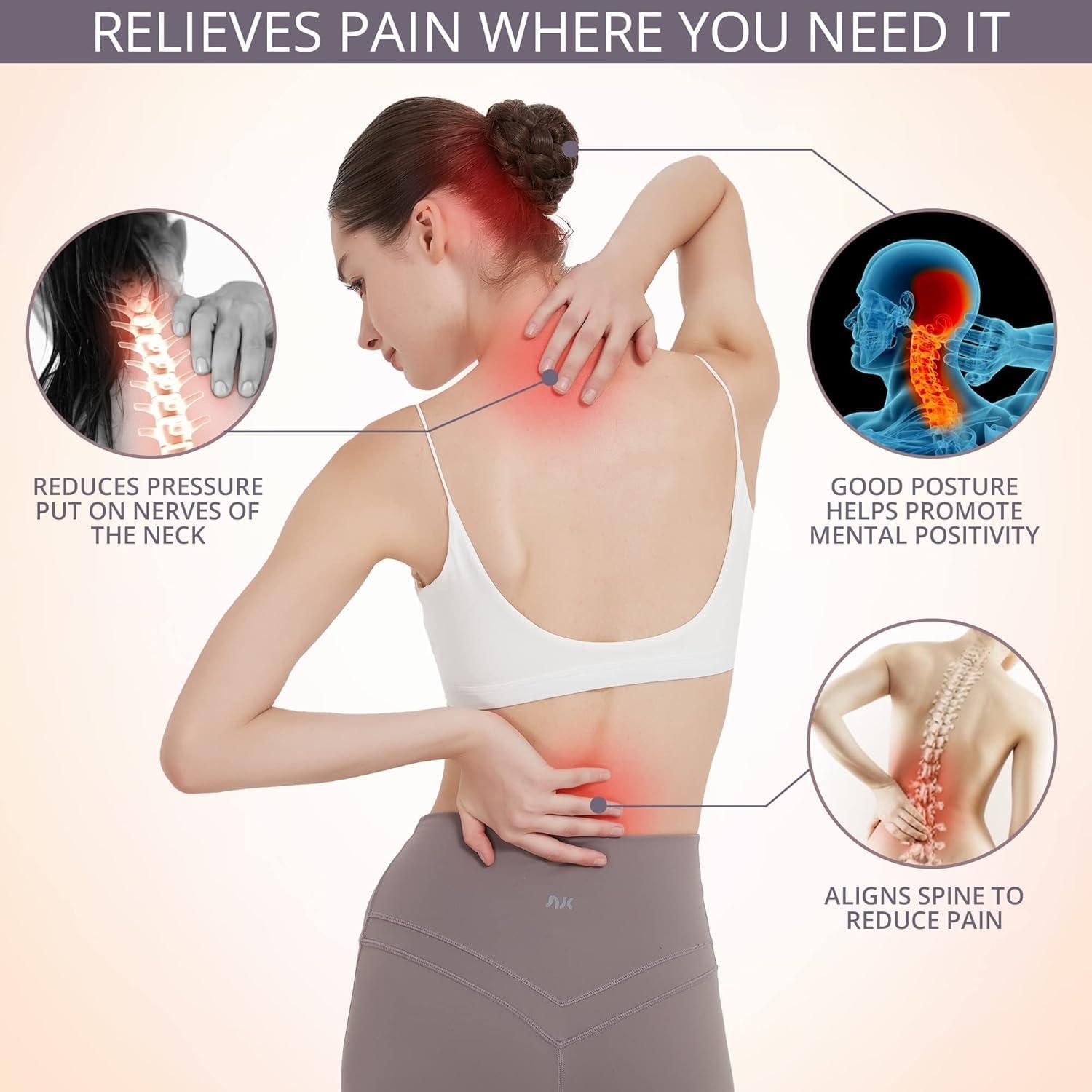 Corrector de Postura JMPOSE Faja Ajustable para Mujeres P/M