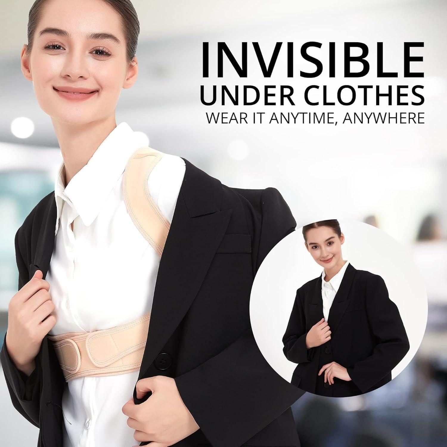 Corrector de Postura JMPOSE Faja Ajustable para Mujeres P/M