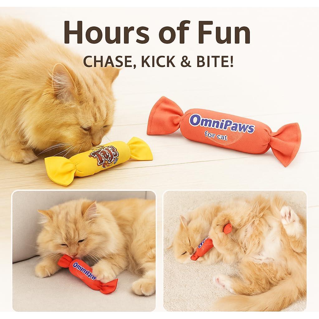 Juguetes de Caramelo Crujientes PetPrana para Gatos - Paquete de 3