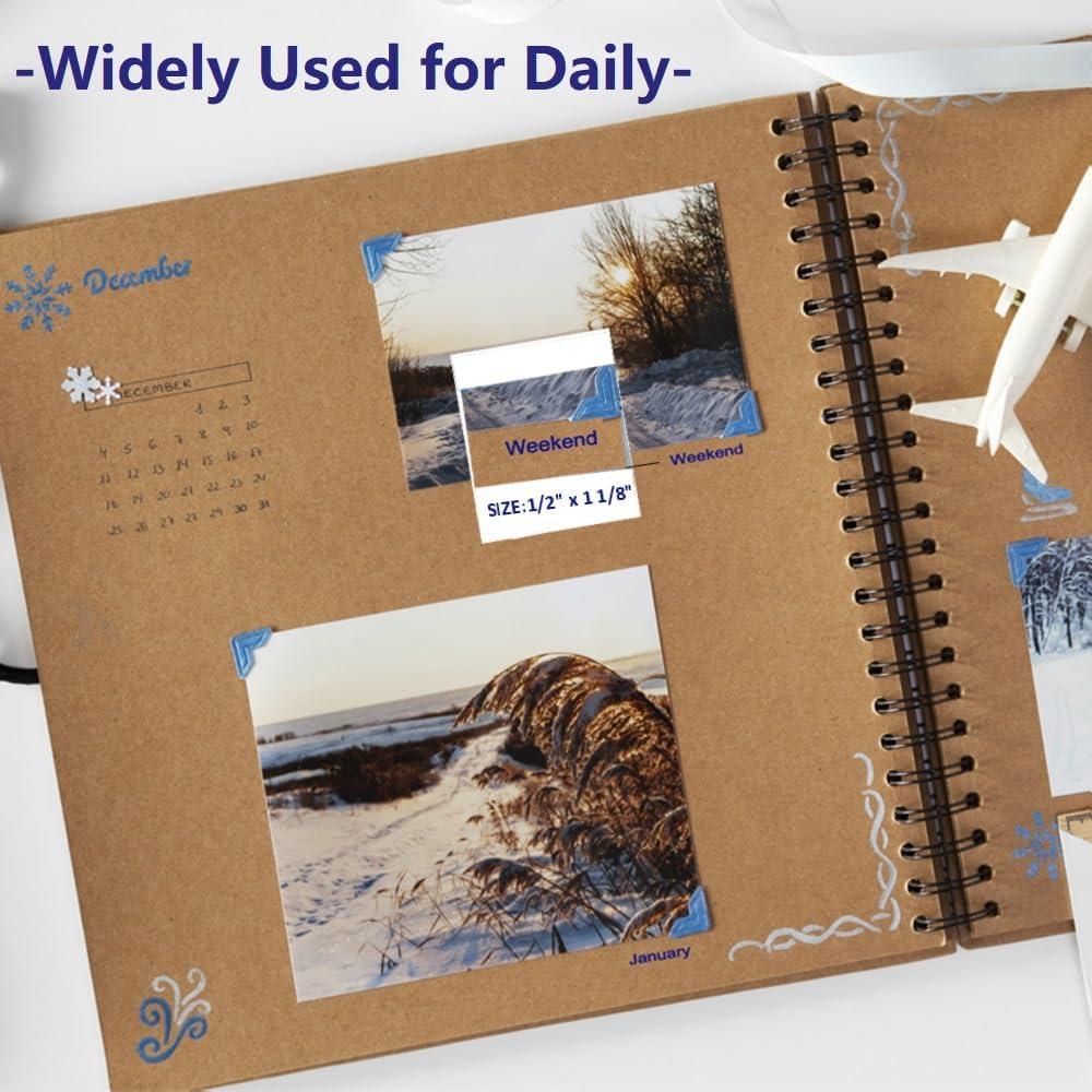 Etiquetas Transparentes Phomemo D30 14x30mm Paquete de 3