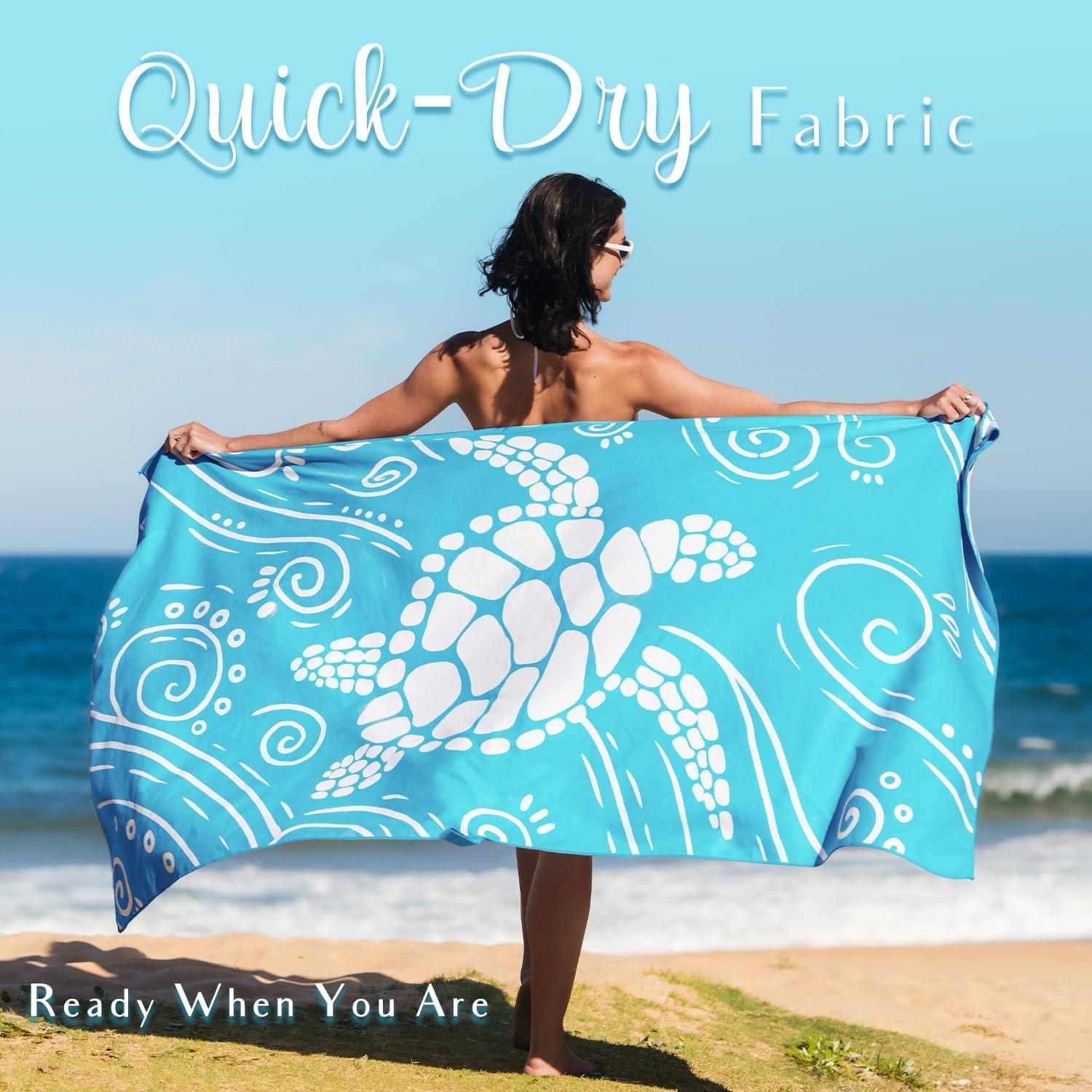 Toalla de Playa WEKAPO Microfibra Extra Grande 180x99 cm