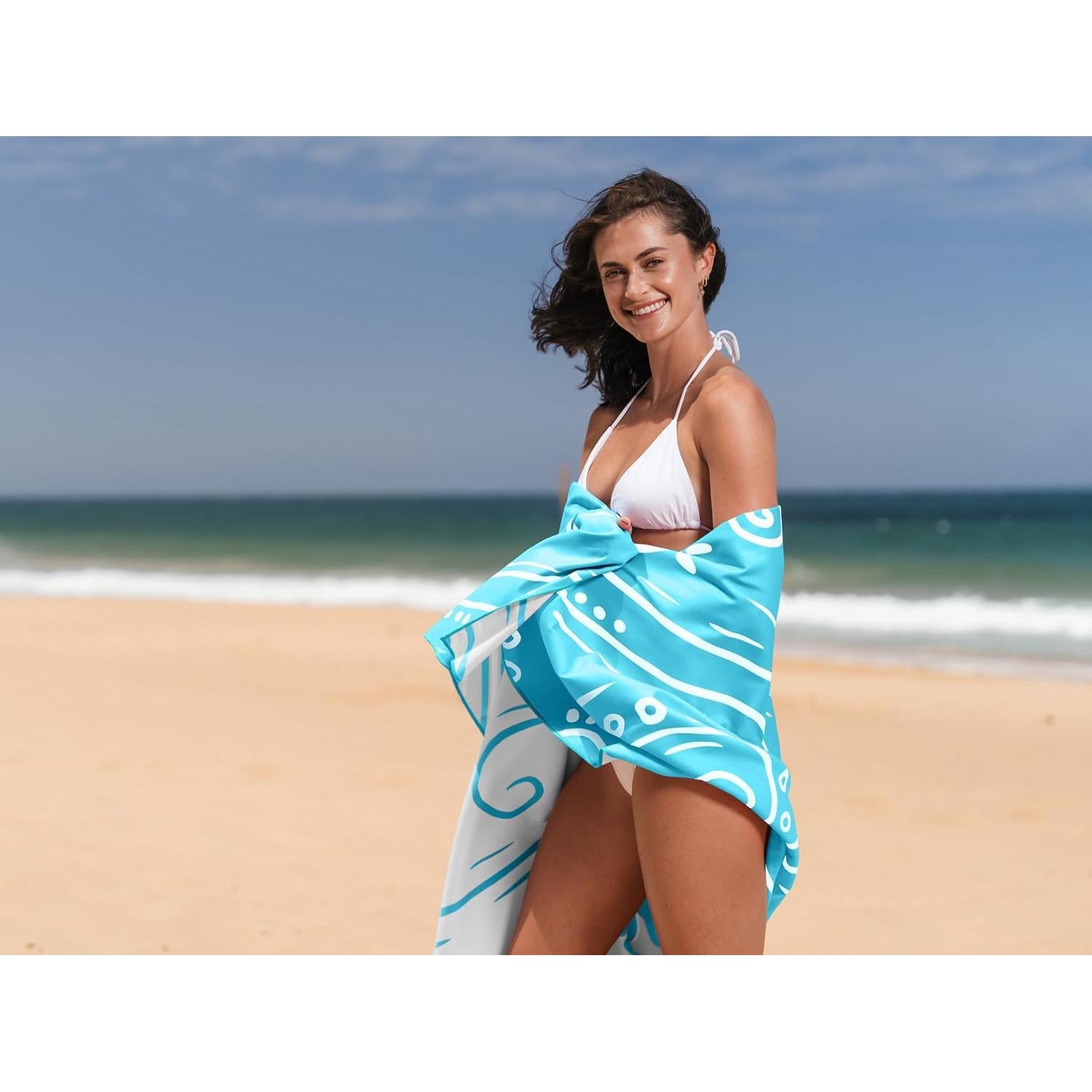 Toalla de Playa WEKAPO Microfibra Extra Grande 180x99 cm