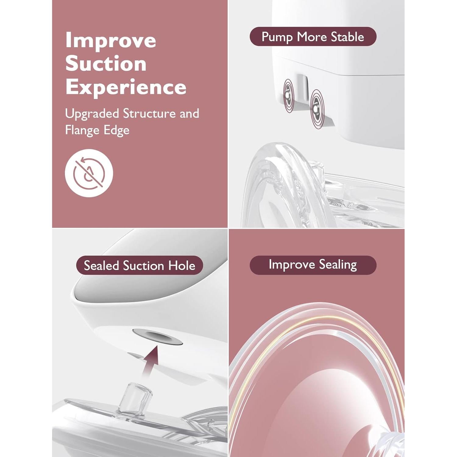 Extractor de Leche Eléctrico Momcozy S9 Pro Doble 24mm Gris