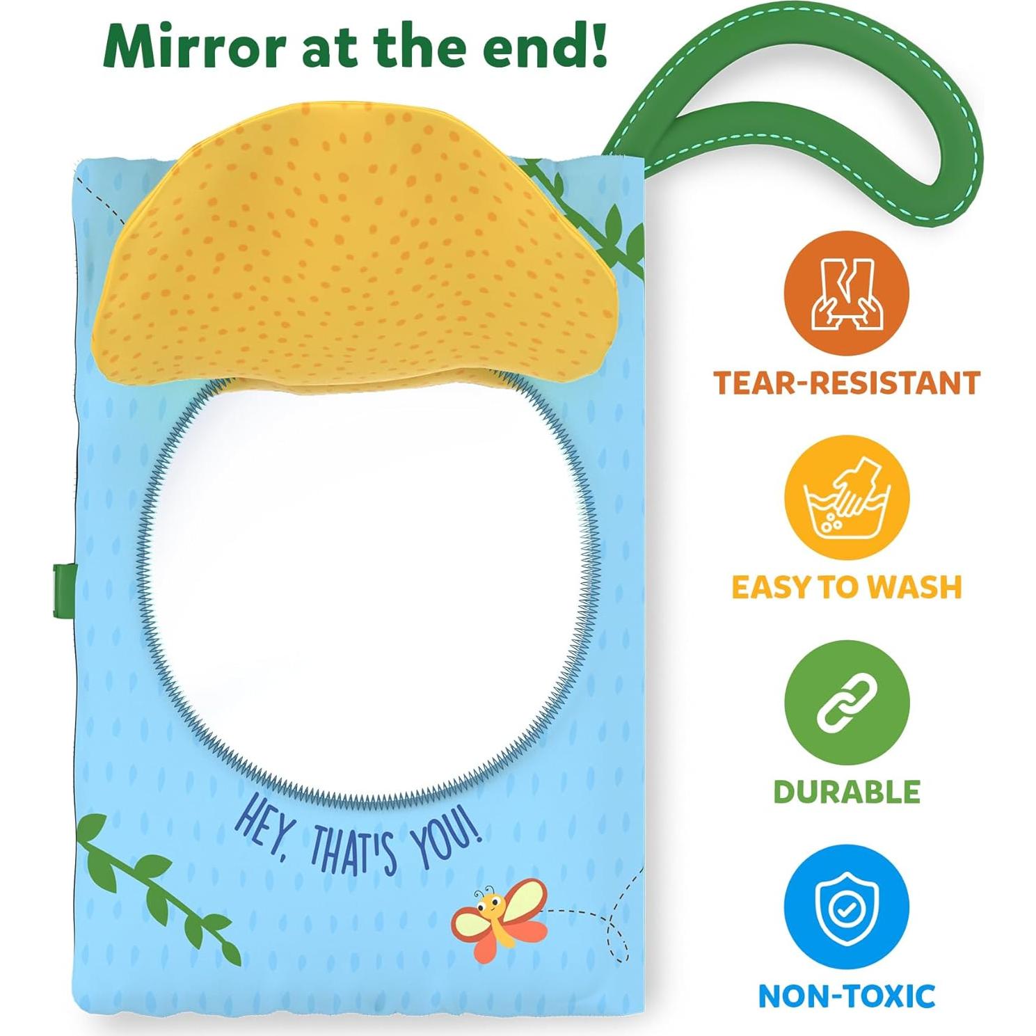 Libro de Tela Skillmatics Peek-A-Boo Jungle - 8 Páginas Interactivas