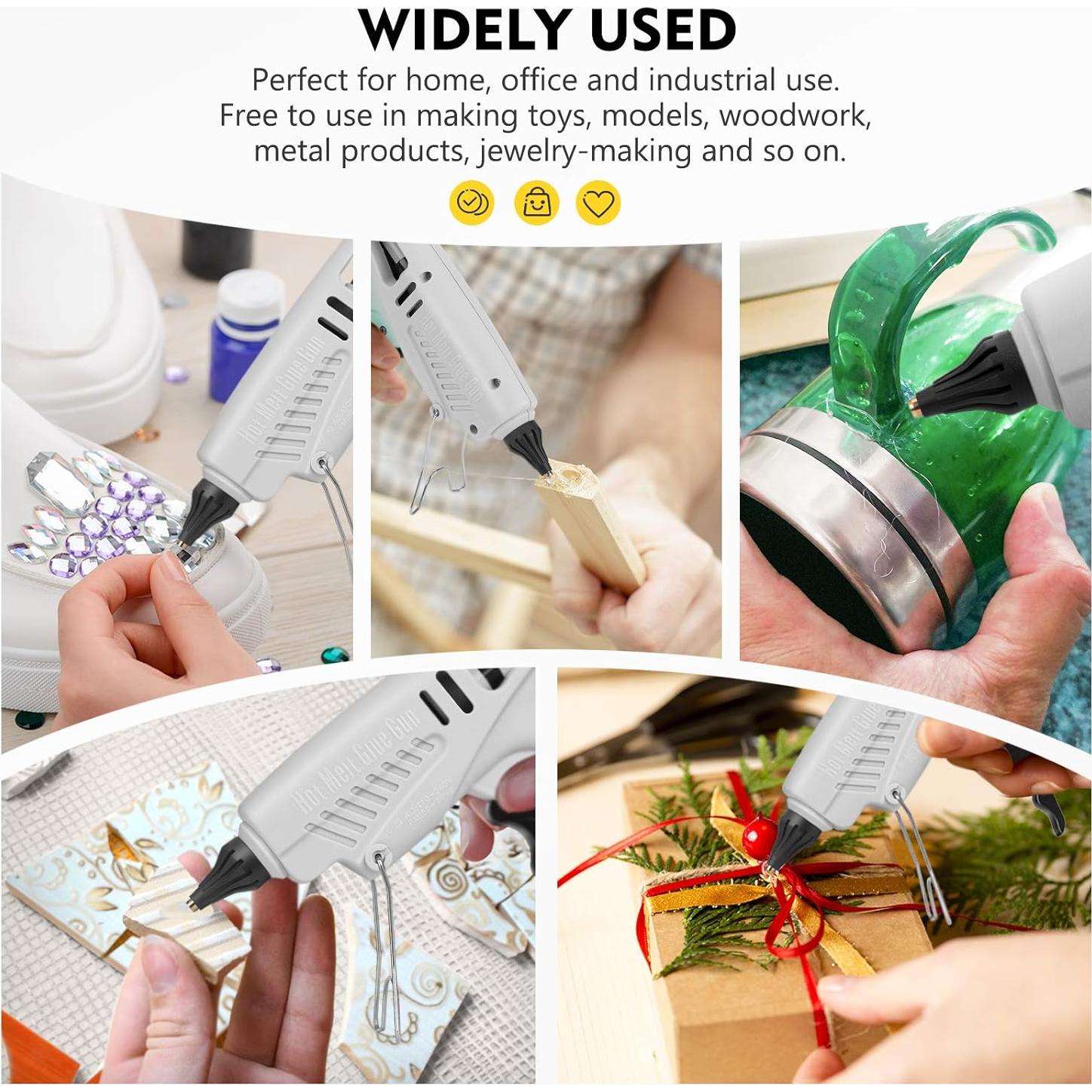 Pistola de Pegamento Caliente Magicfly 100W con 30 Barras