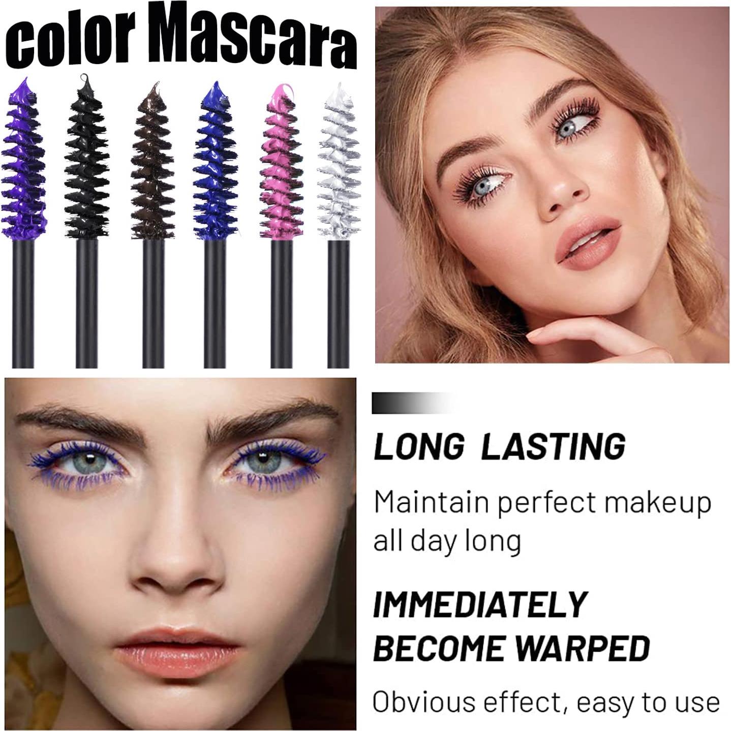 Juego de 6 Máscaras de Color Arcoíris Alisesun - Hipoalergénicas