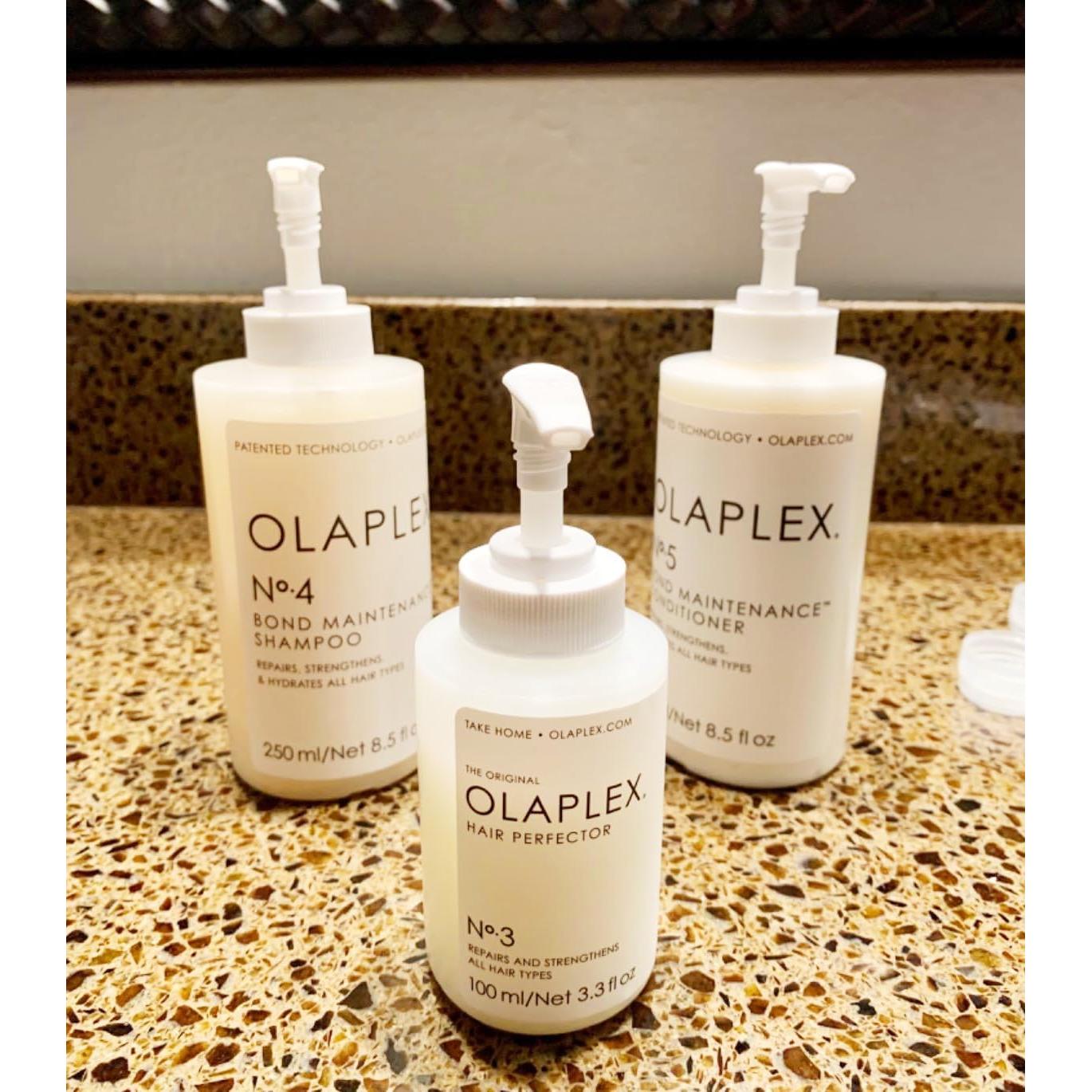 Dispenser Pumps Compatible with Olaplex No. 3 Hair Perfector Mask and Travel Size No. 4 Shampoo & No. 5 Conditioner, 3.3 oz / 100 ml Size Bottle, ONE Short White Pump Only by Ultra Essentials