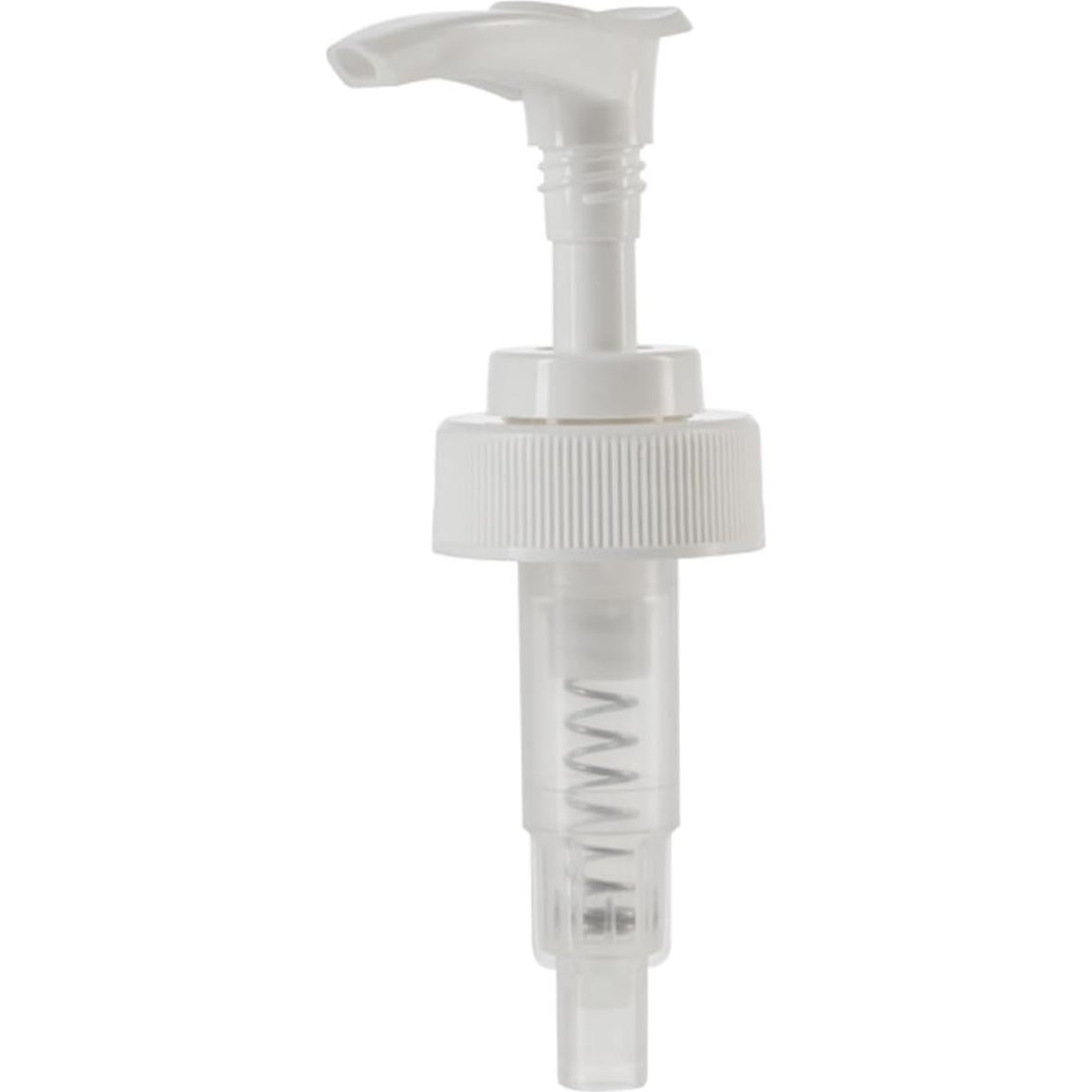 Dispenser Pumps Compatible with Olaplex No. 3 Hair Perfector Mask and Travel Size No. 4 Shampoo & No. 5 Conditioner, 3.3 oz / 100 ml Size Bottle, ONE Short White Pump Only by Ultra Essentials