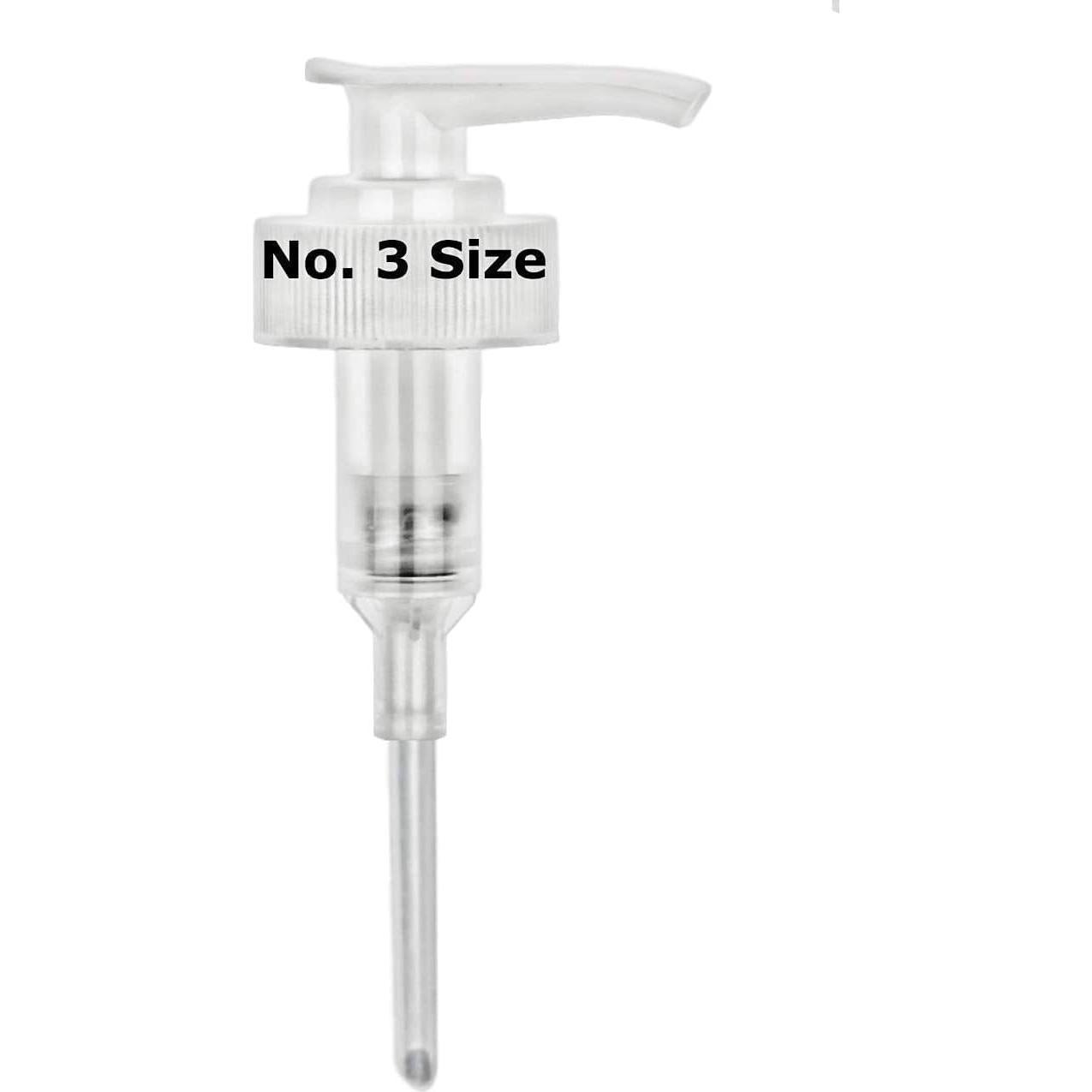 Dispenser Pumps Compatible with Olaplex No. 3 Hair Perfector Mask and Travel Size No. 4 Shampoo & No. 5 Conditioner, 3.3 oz / 100 ml Size Bottle, ONE Short White Pump Only by Ultra Essentials