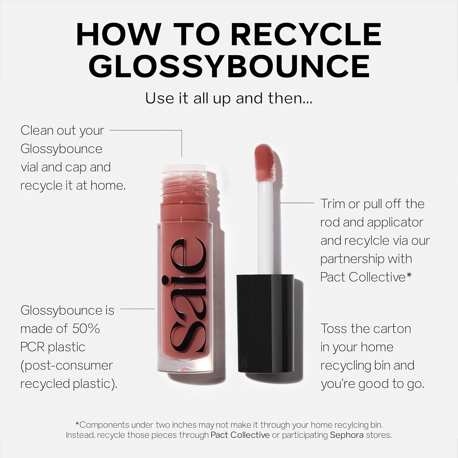Gloss Hidratante Labial Saie Glossybounce Bounce 4.5 g