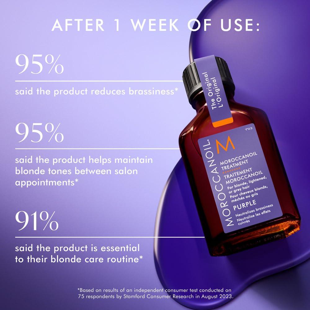 Aceite Púrpura Moroccanoil 25.5 ml para Cabello Rubio