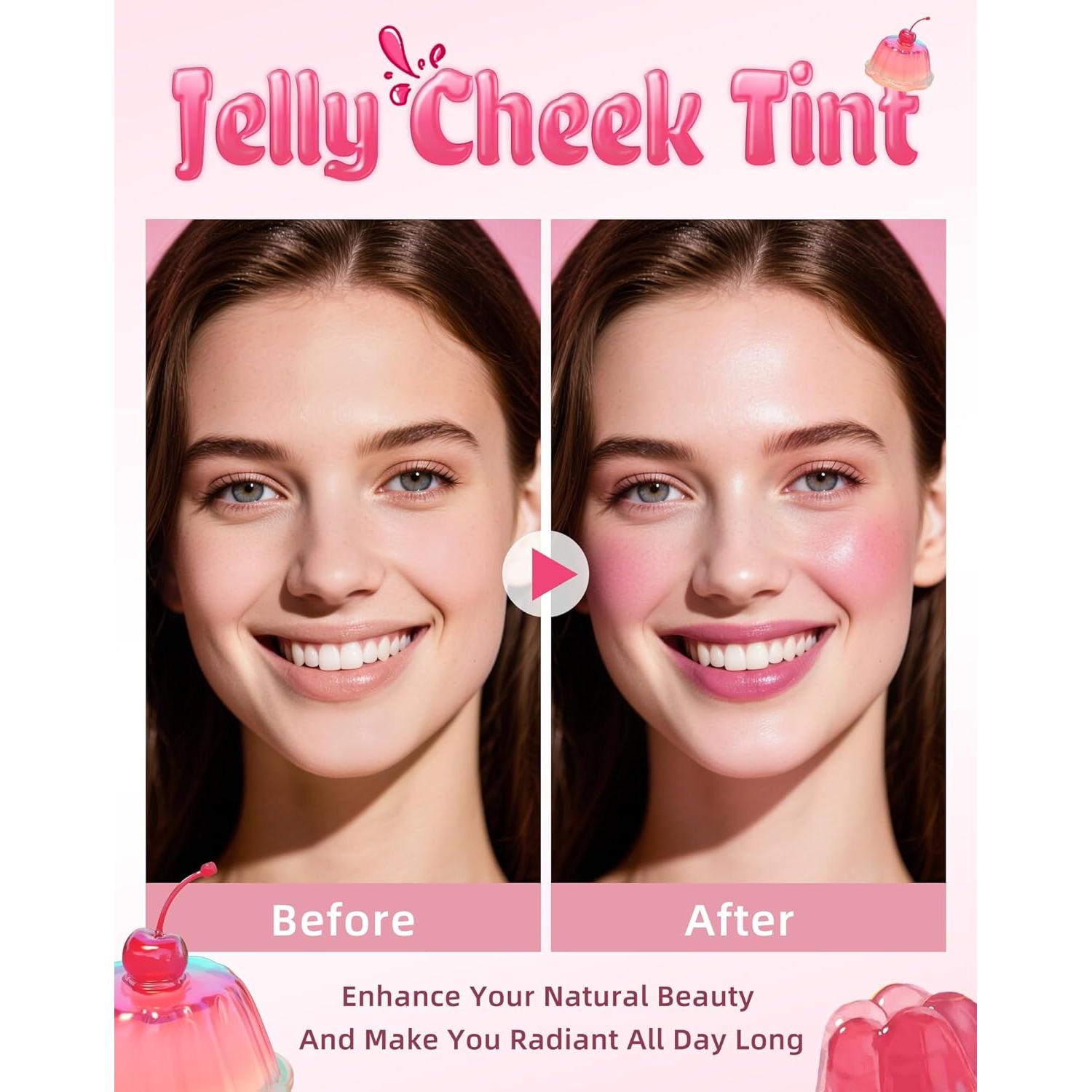 Tinte Jelly KIMUSE para Mejillas y Labios Rosa Malva 10.8g