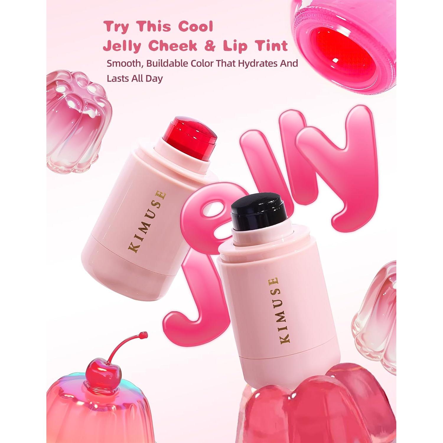 Tinte Jelly KIMUSE para Mejillas y Labios Rosa Malva 10.8g