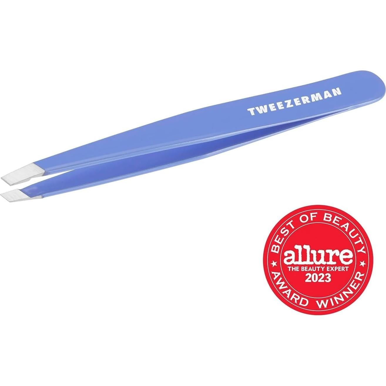 Pinzas de Acero Inoxidable Tweezerman - Cejas Azul Lápiz