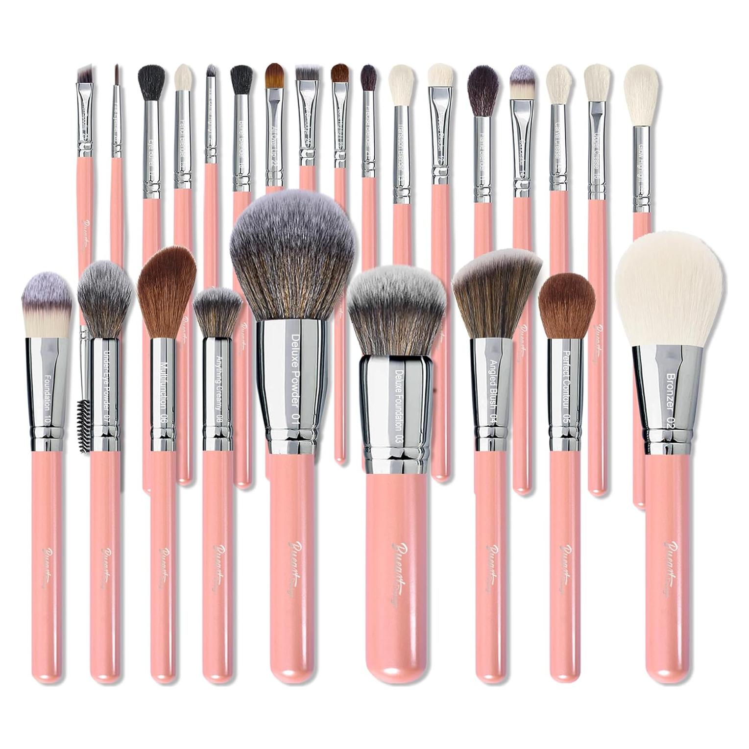 Conjunto de Pinceles de Maquillaje Bueart Design 26 Piezas Pelo Natural