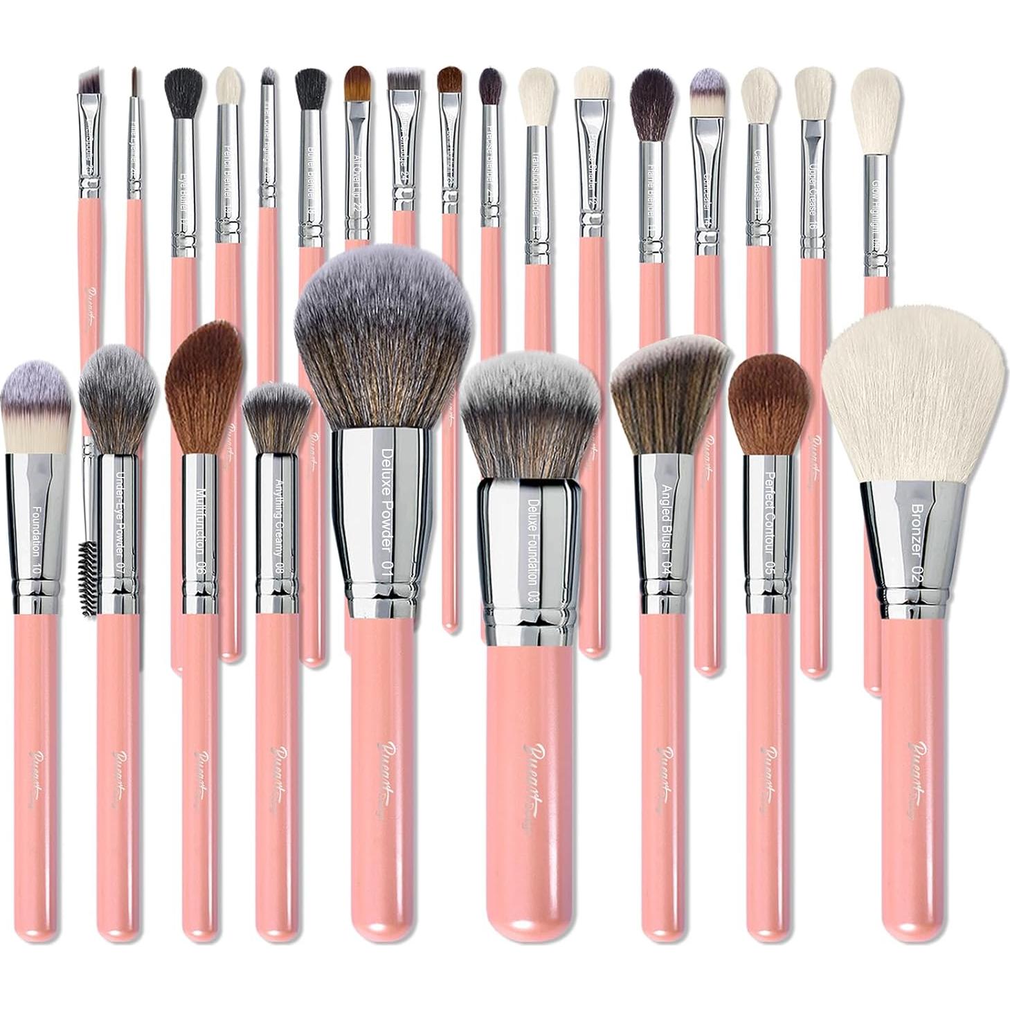 Conjunto de Pinceles de Maquillaje Bueart Design 26 Piezas Pelo Natural