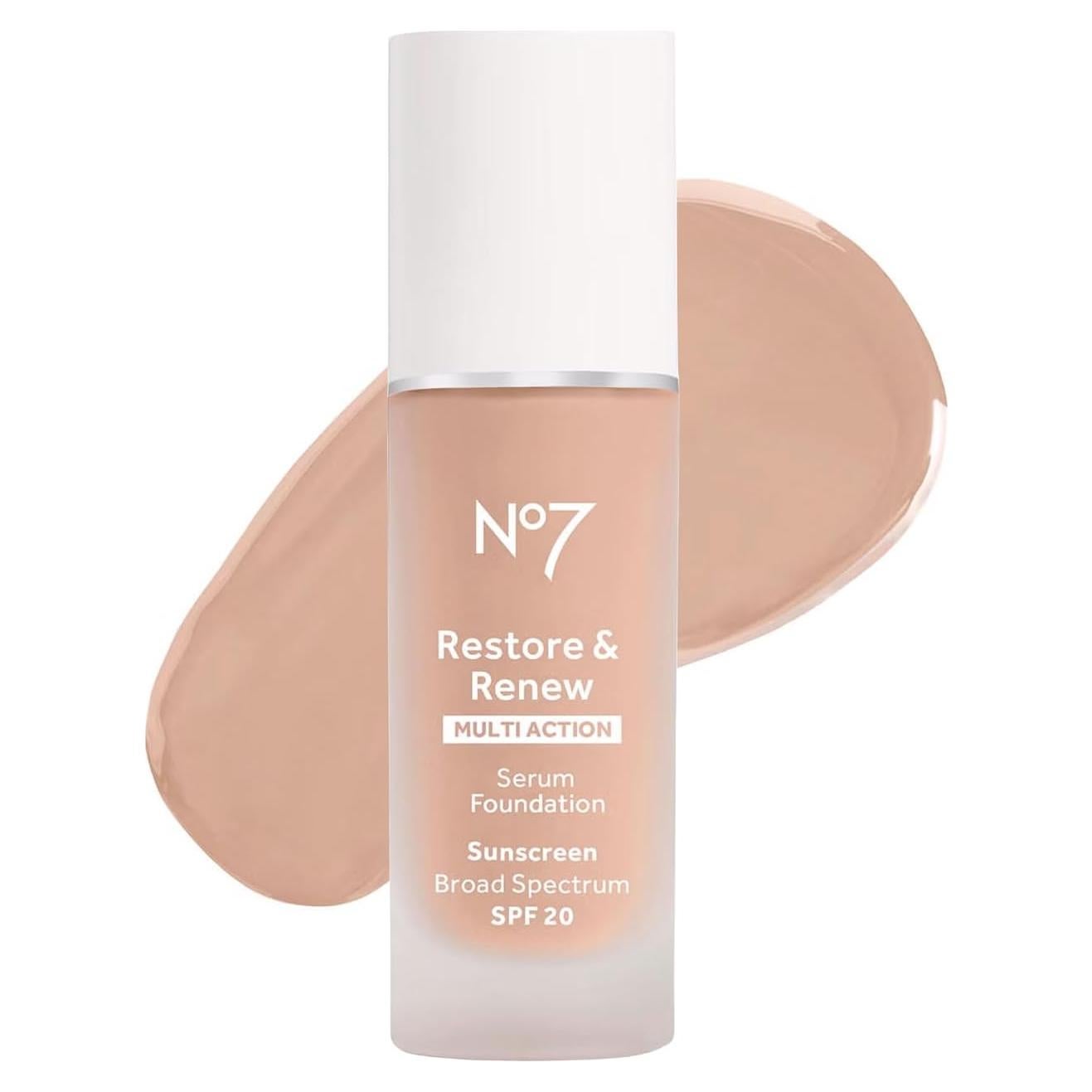 Suero de Fundación No7 Restaurar y Renovar 30ml - Porcelana