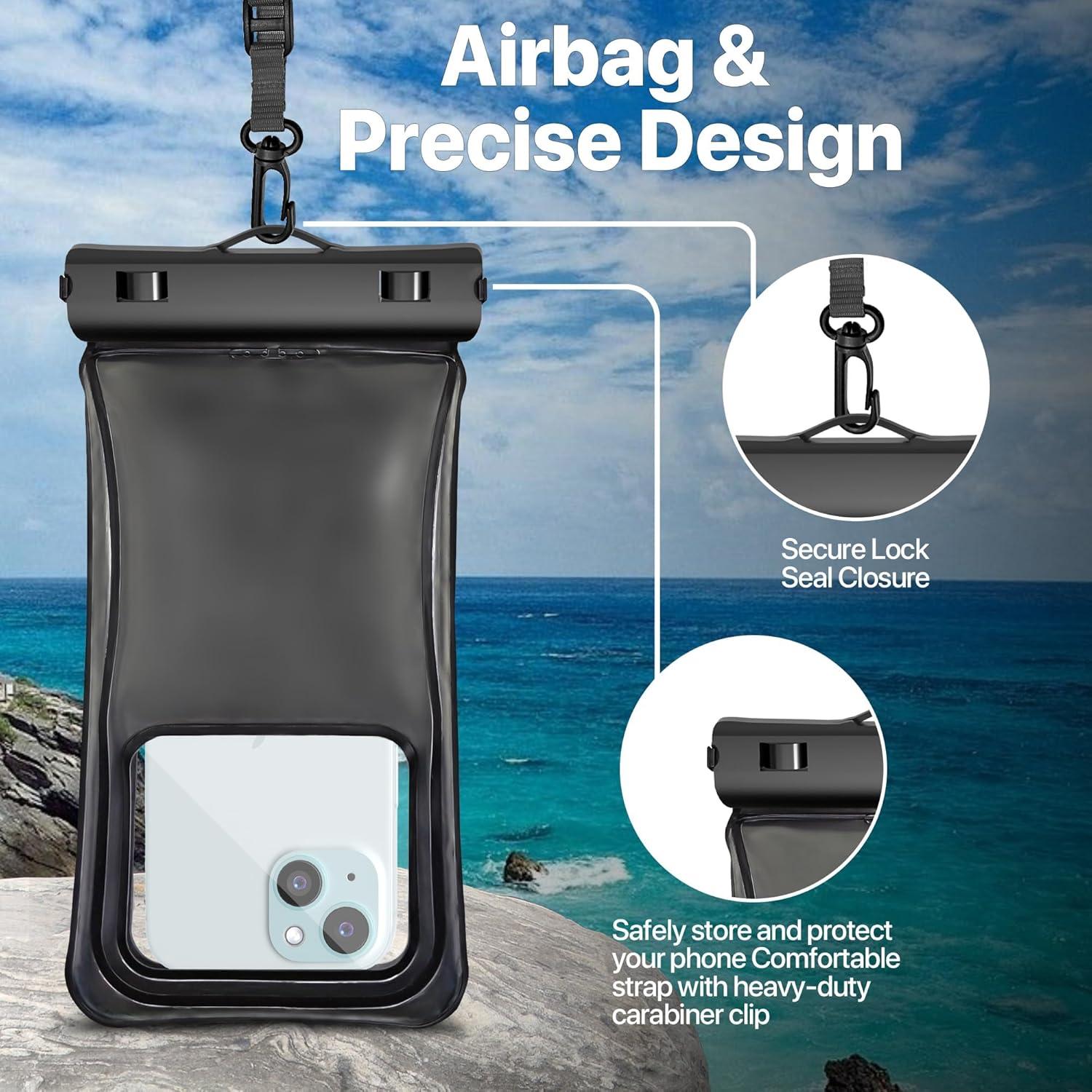 Funda Impermeable NEPHI IP68 para Smartphone 20cm 2 Paquete